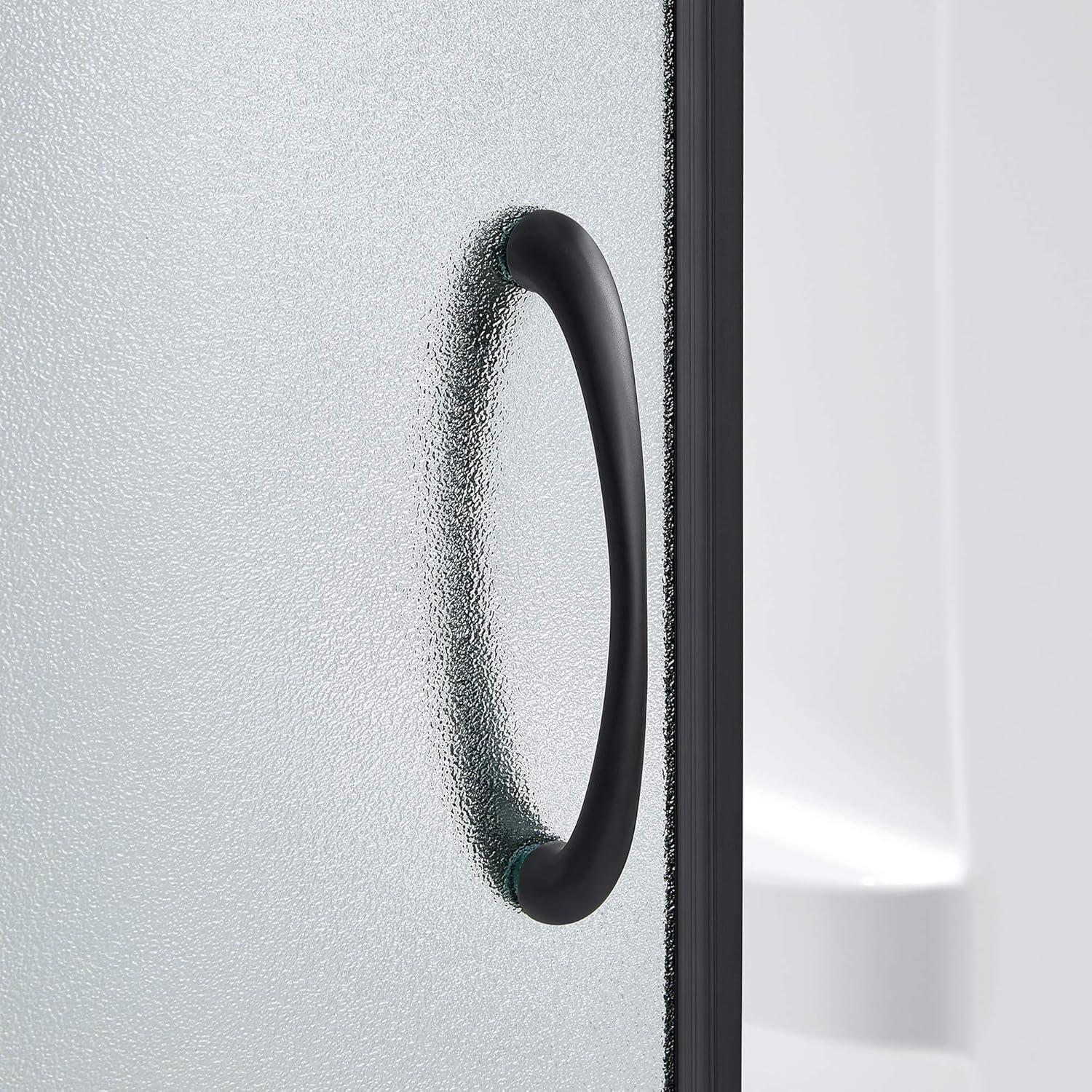 OVE Decors Breeze 33 in. Round Shower Kit w/ Frosted, Base, Wall