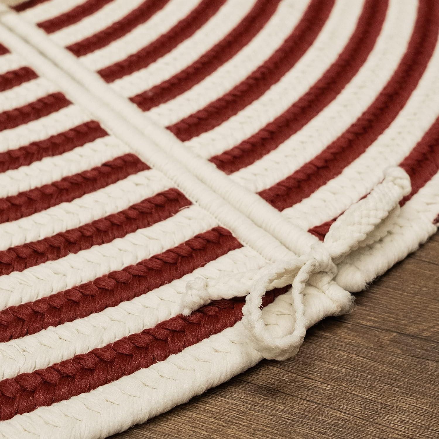 Colonial Mills Candy Cane Round Holiday Tree Skirt Striped Polypropylene Tree Skirt