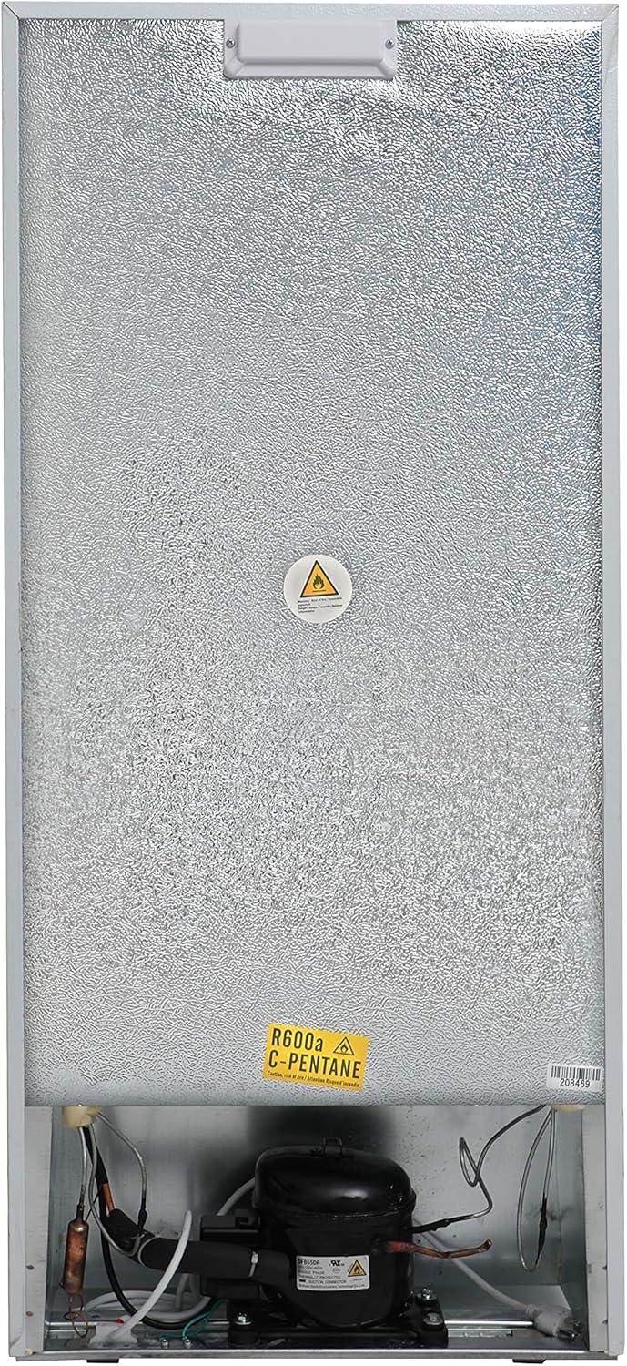 Commercial Cool Upright Freezer, Stand Up Freezer 5 Cu Ft with Reversible Door, White