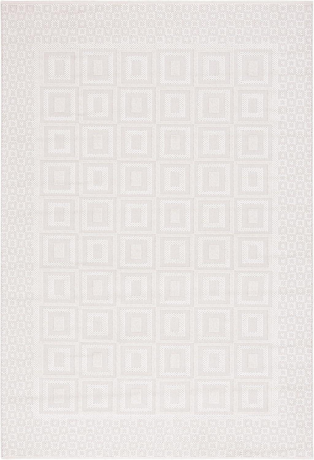 Trends TRD106 Power Loomed Indoor Accent Rug - Beige/Ivory - 4'x6' - Safavieh