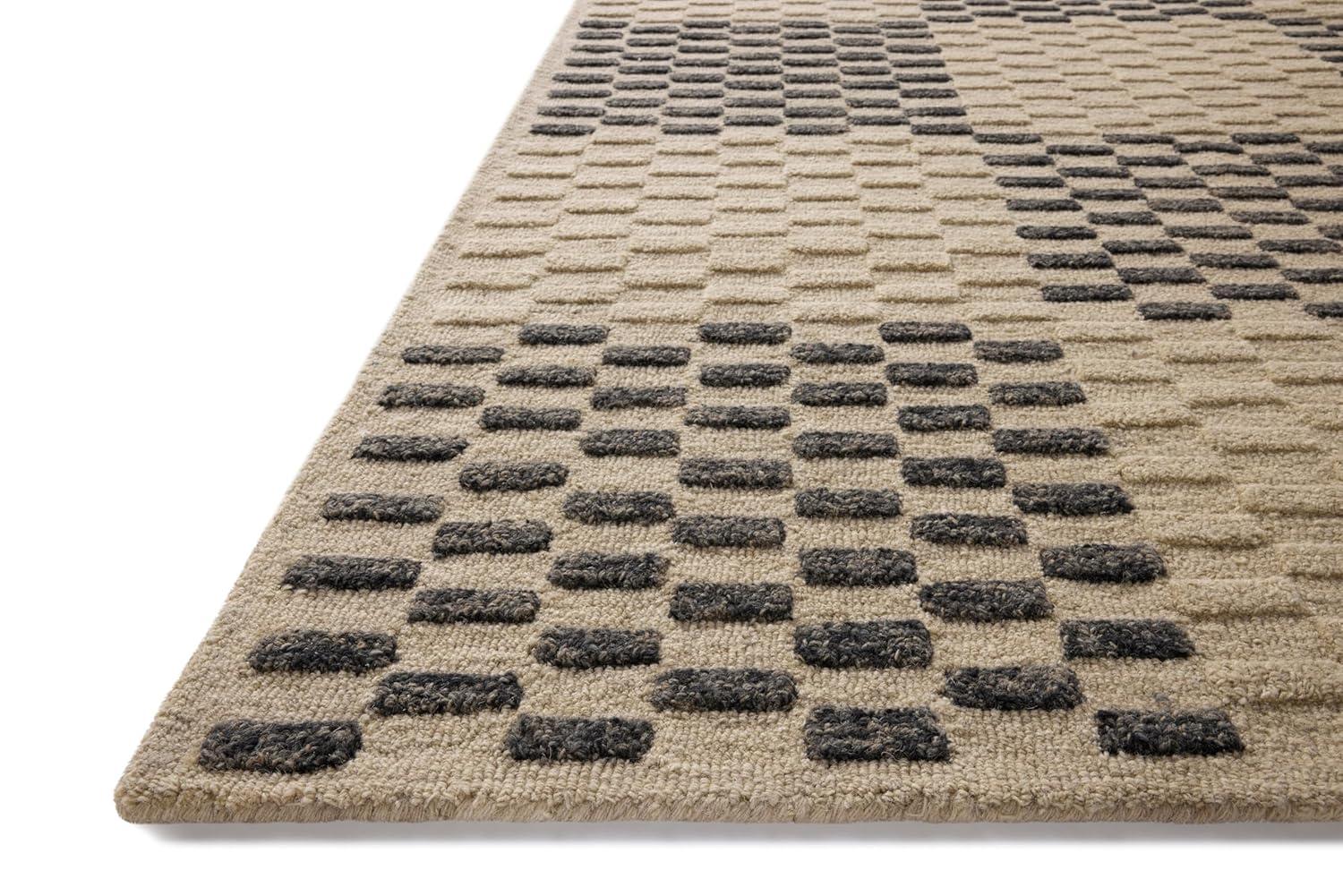 Bradley II Hand-Tufted Wool Rug by Chris Loves Julia x Loloi - Sage and Olive / 3'6" x 5'6"