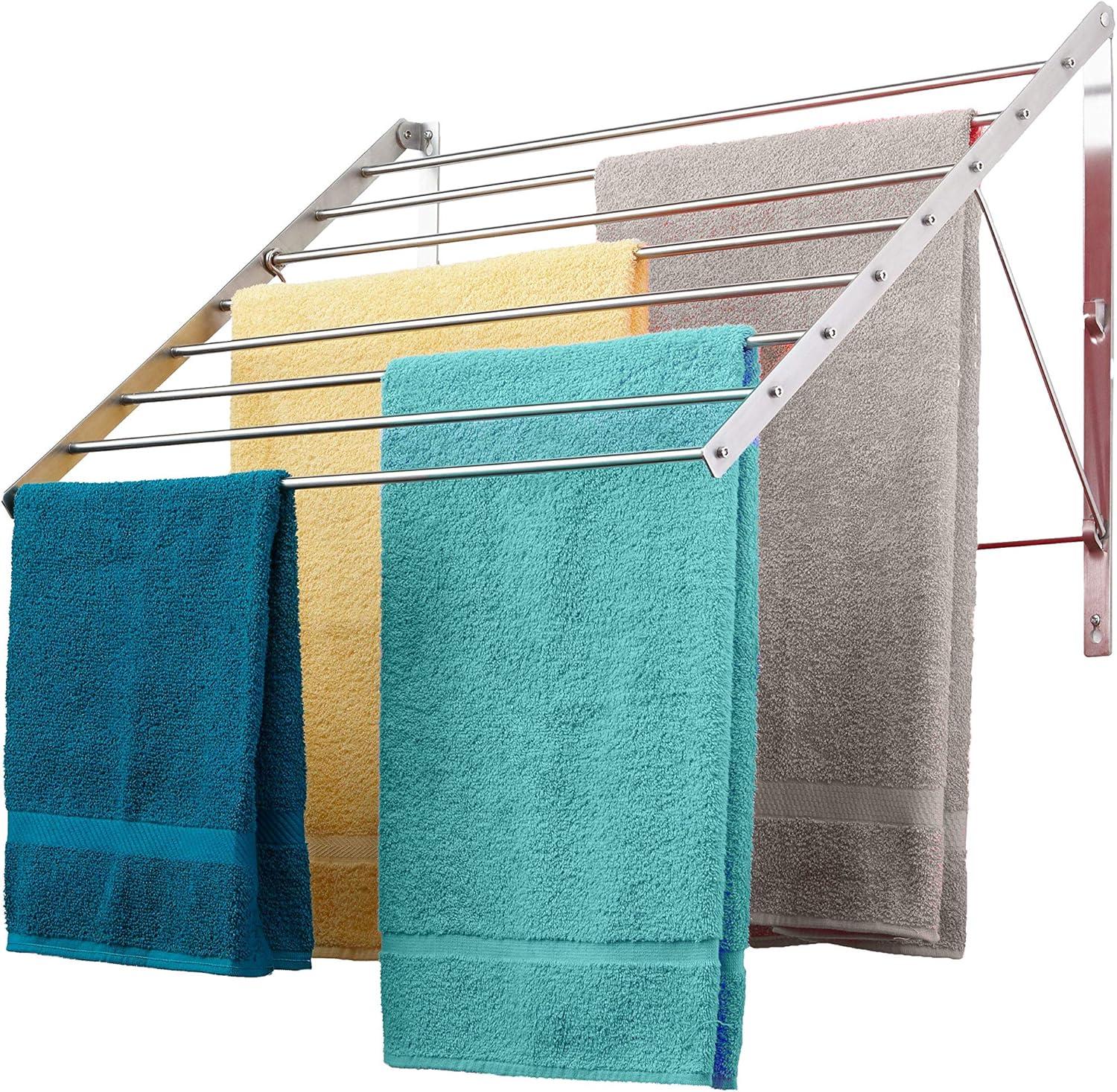 Rebrilliant Stainless Steel Foldable Wall Mounted Drying Rack