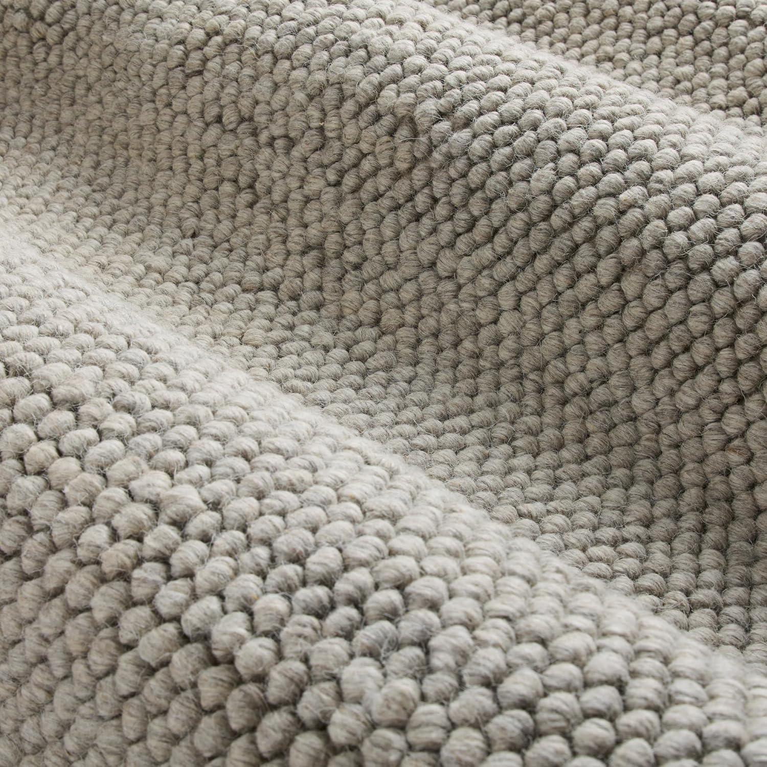 Town & Country Terra Olea Bubble Texture Handcrafted Area Rug Brown