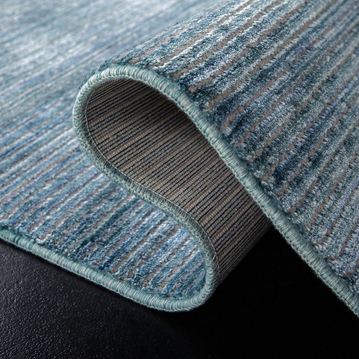 SAFAVIEH Dream Ethelyn Abstract Area Rug, Blue/Grey, 5' x 8'