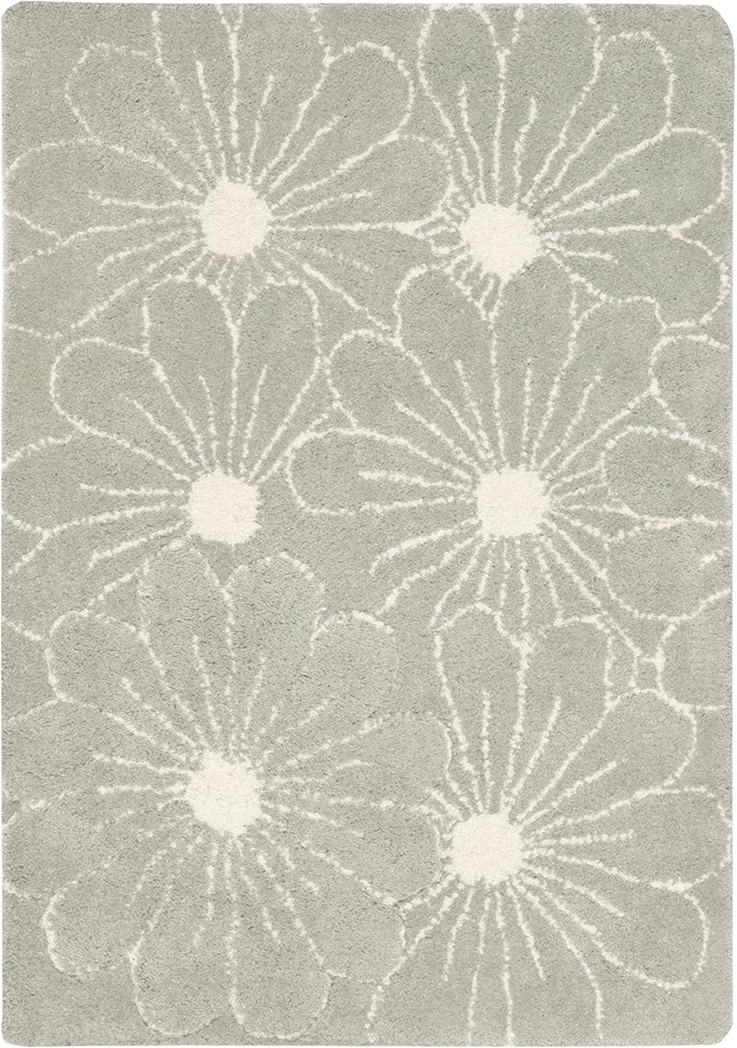 SAFAVIEH Soho Megan Floral Wool Area Rug, Ivory/Black, 5' x 8'