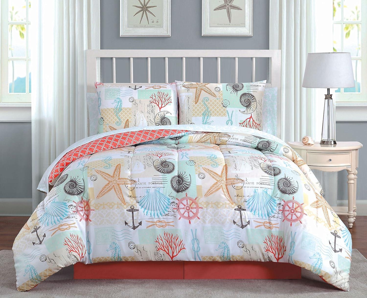 Belize Coastal Abstract Comforter Set