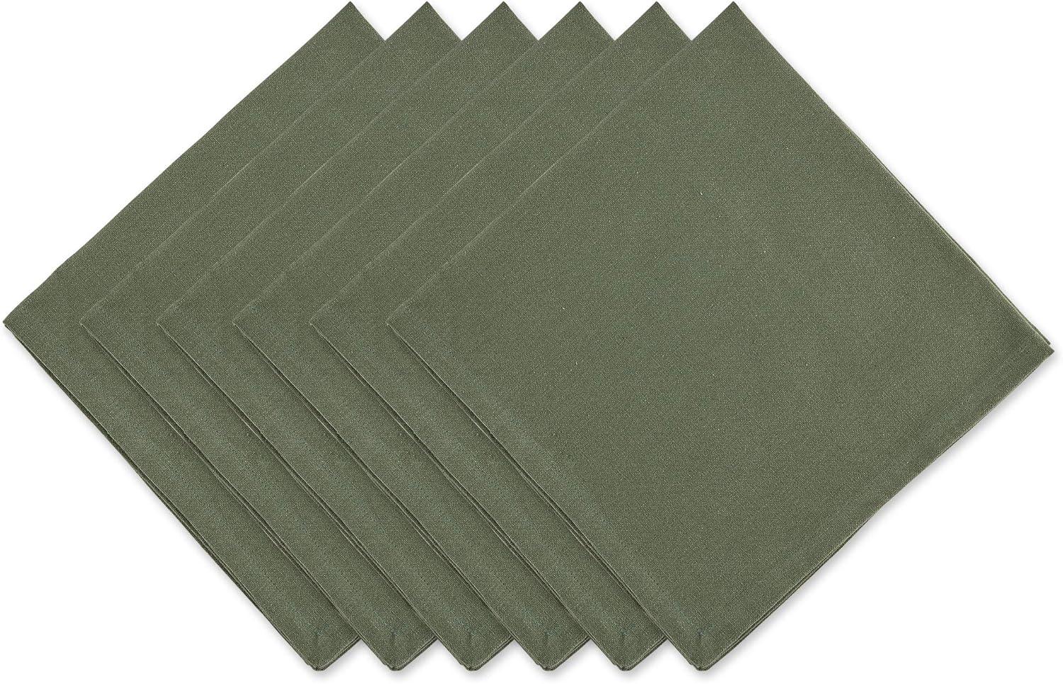 Artichoke Green Solid Napkin (Set of 6)
