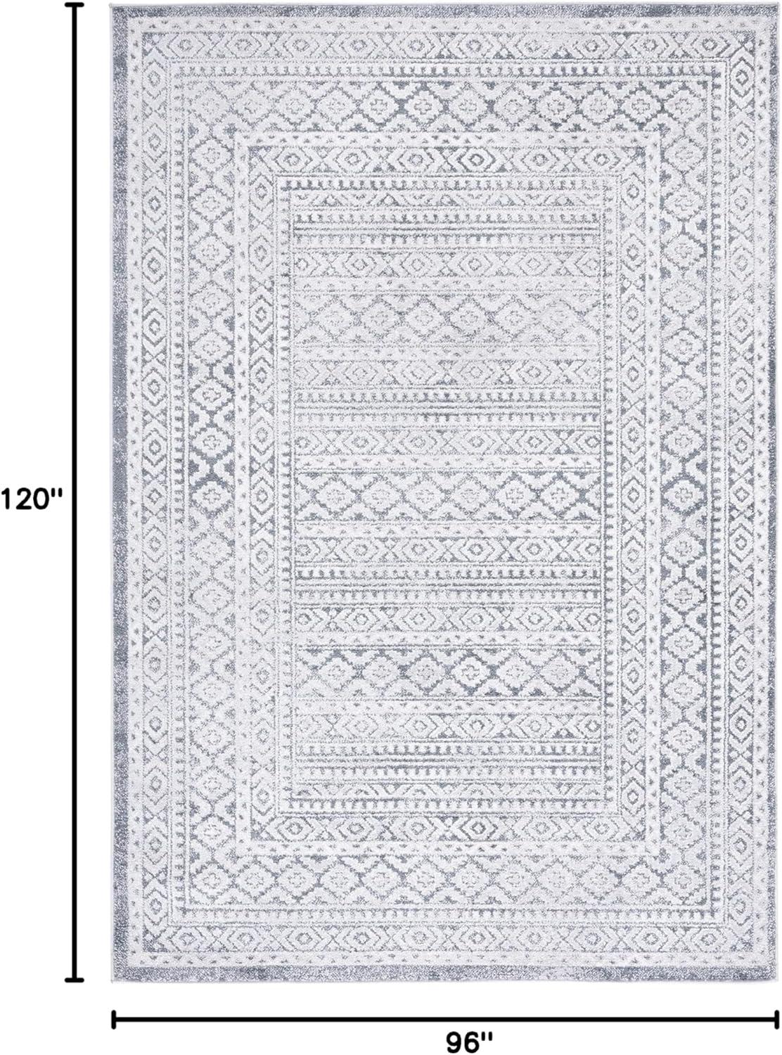Toscana TOS658 Power Loomed Area Rug - Grey/Ivory - 8'x10' - Safavieh.