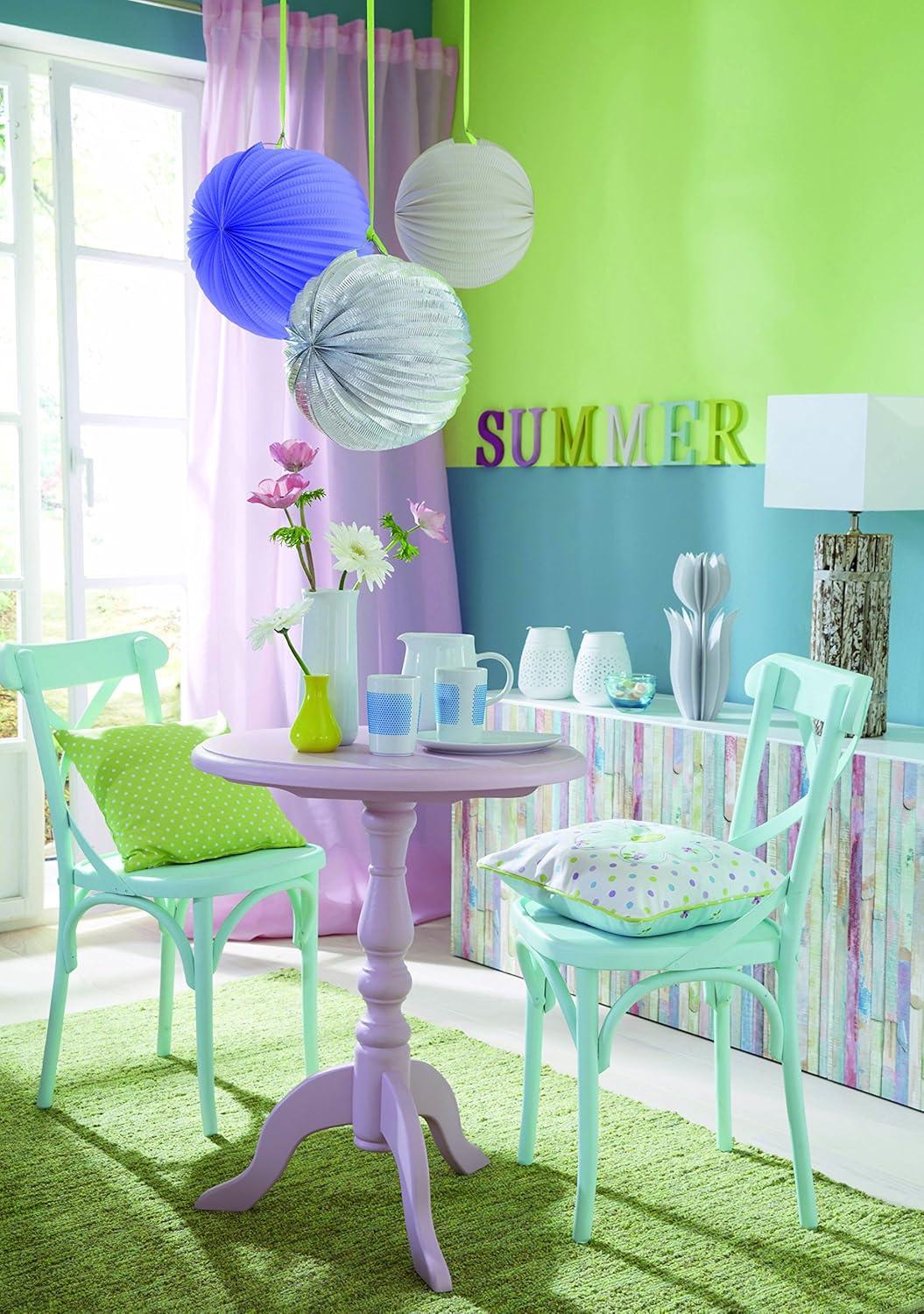 d-c-fix 96407 Beach Wood Self Adhesive Decor Film, 17" x 78", 4-Pack with Applicator