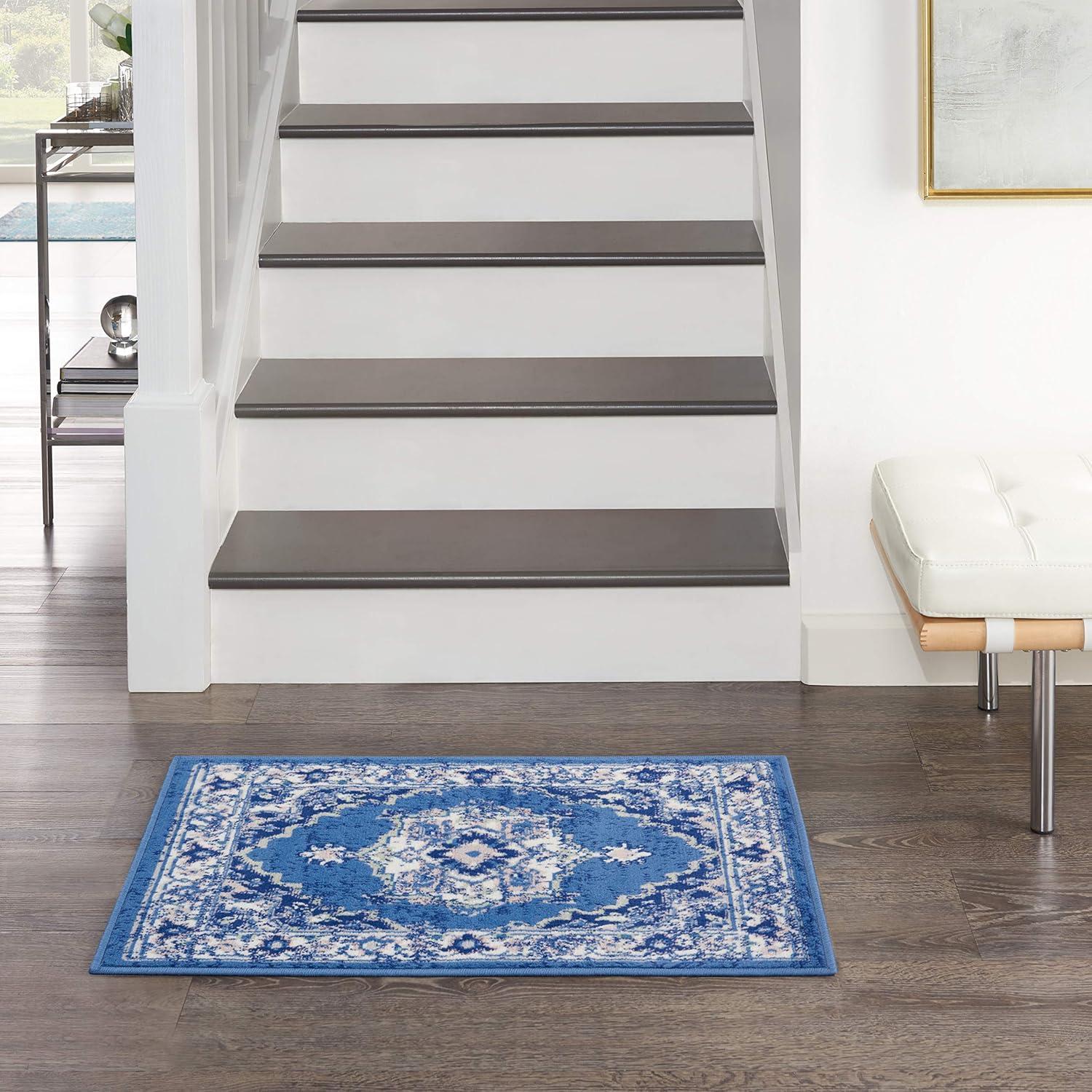 Nourison Whimsicle WHS03 Indoor only Area Rug - Navy 2' x 3'