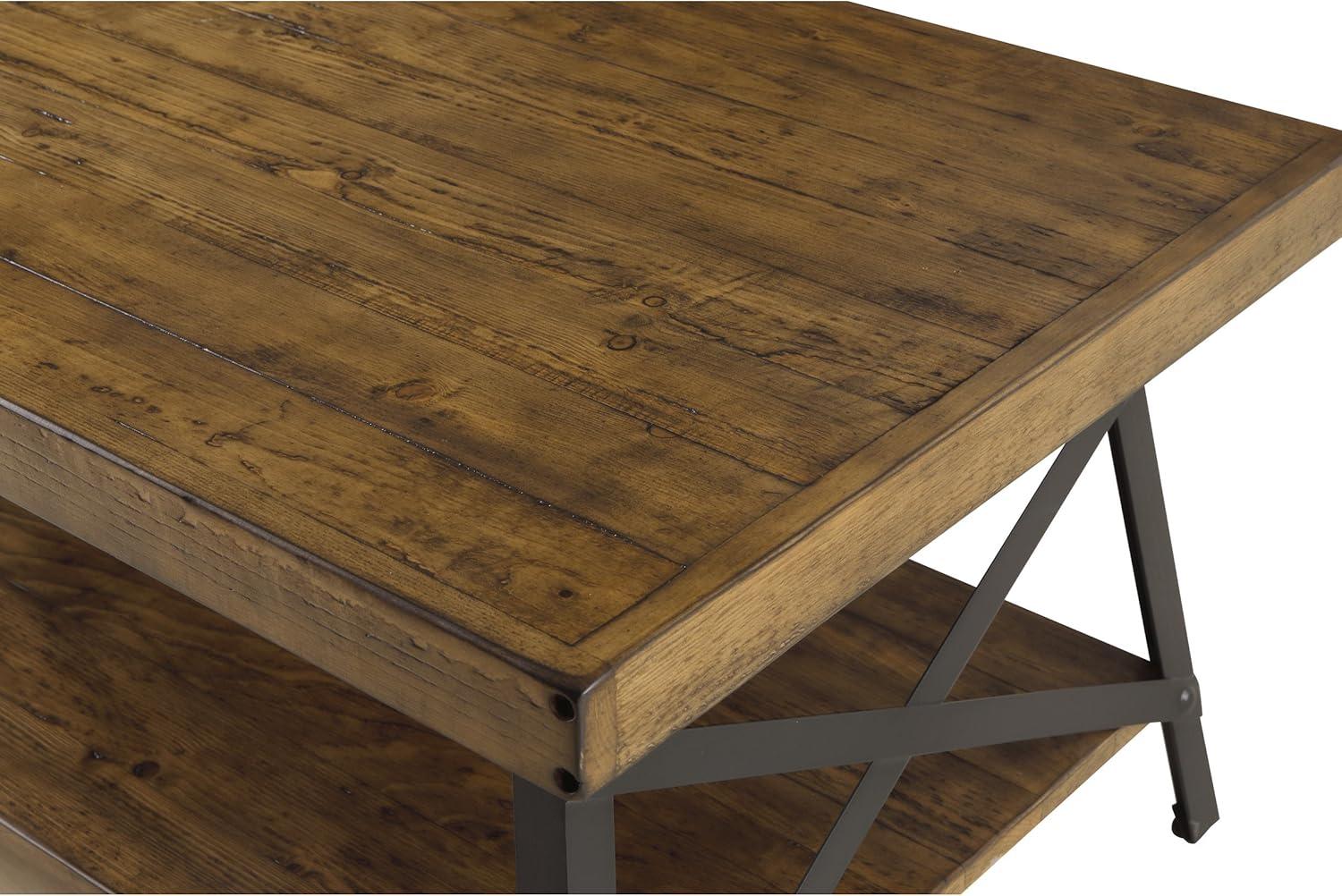 Laguna Solid Wood Top Coffee Table