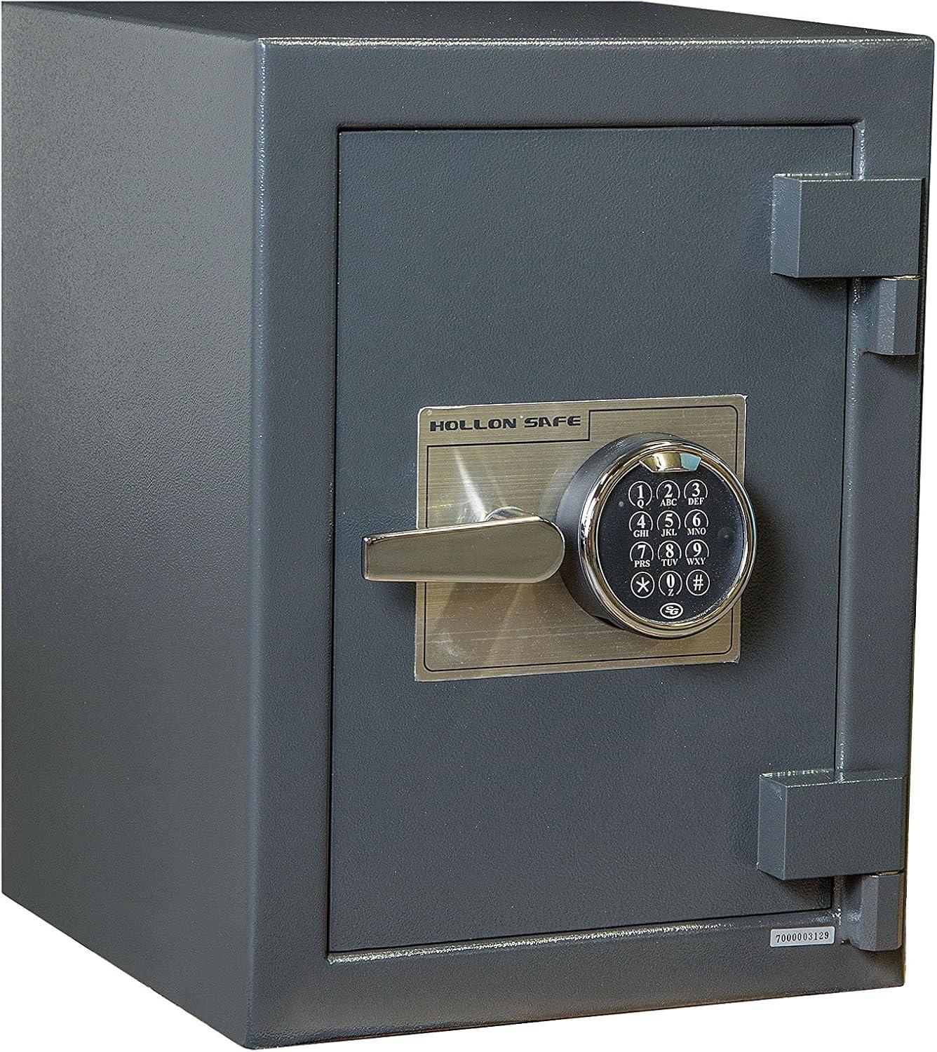 Hollon Gray Steel Biometric Digital Fireproof Safe