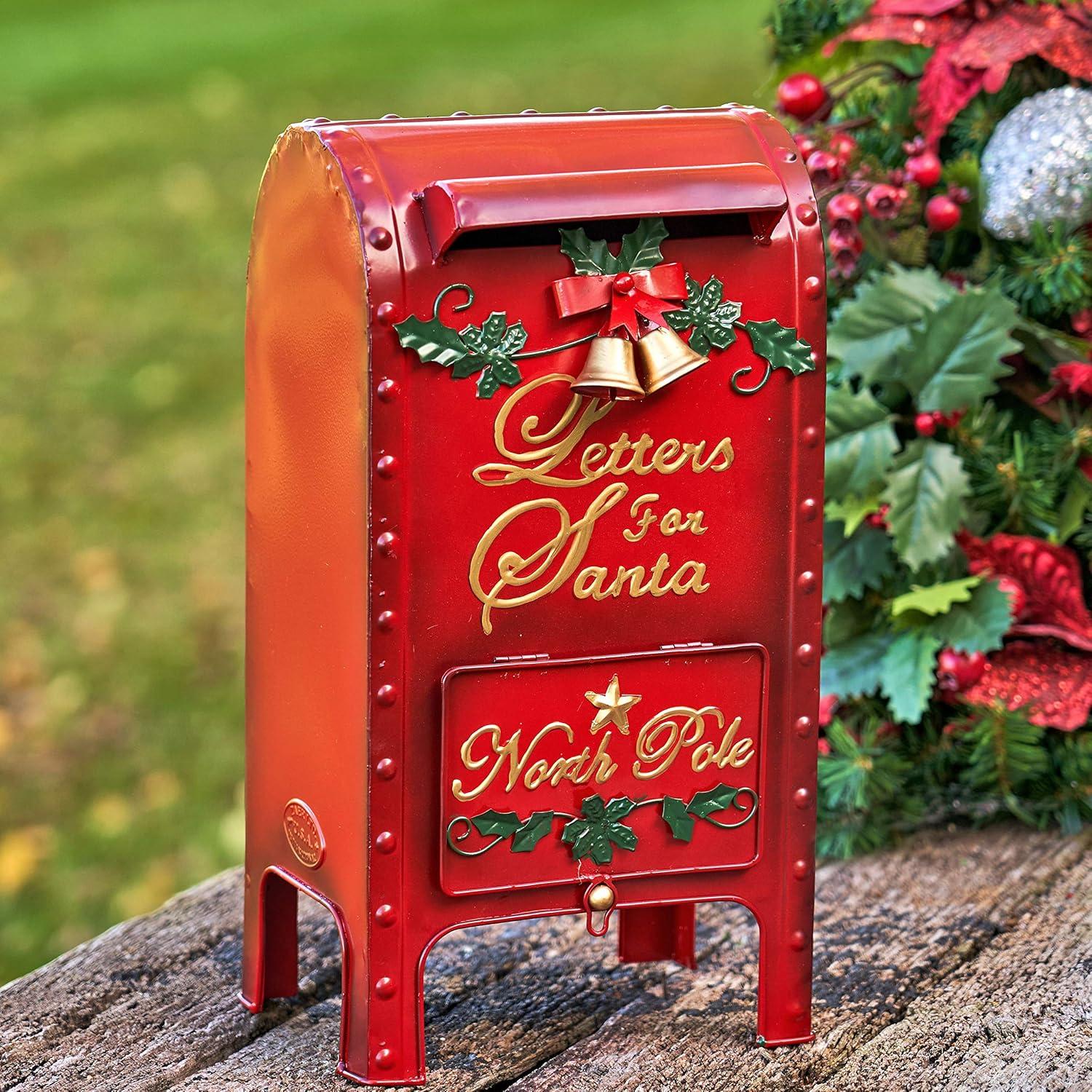 16" Tall Ornate Letters for Santa Christmas Mailbox Decoration