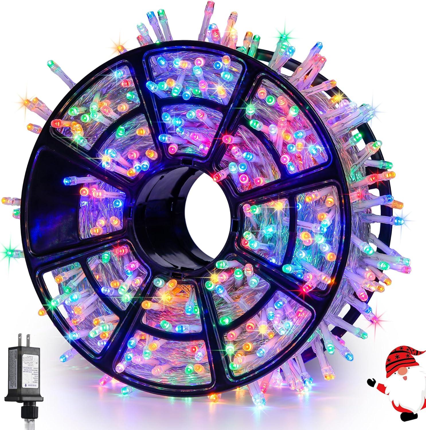 168FT Warm White LED Outdoor Christmas Fairy Lights