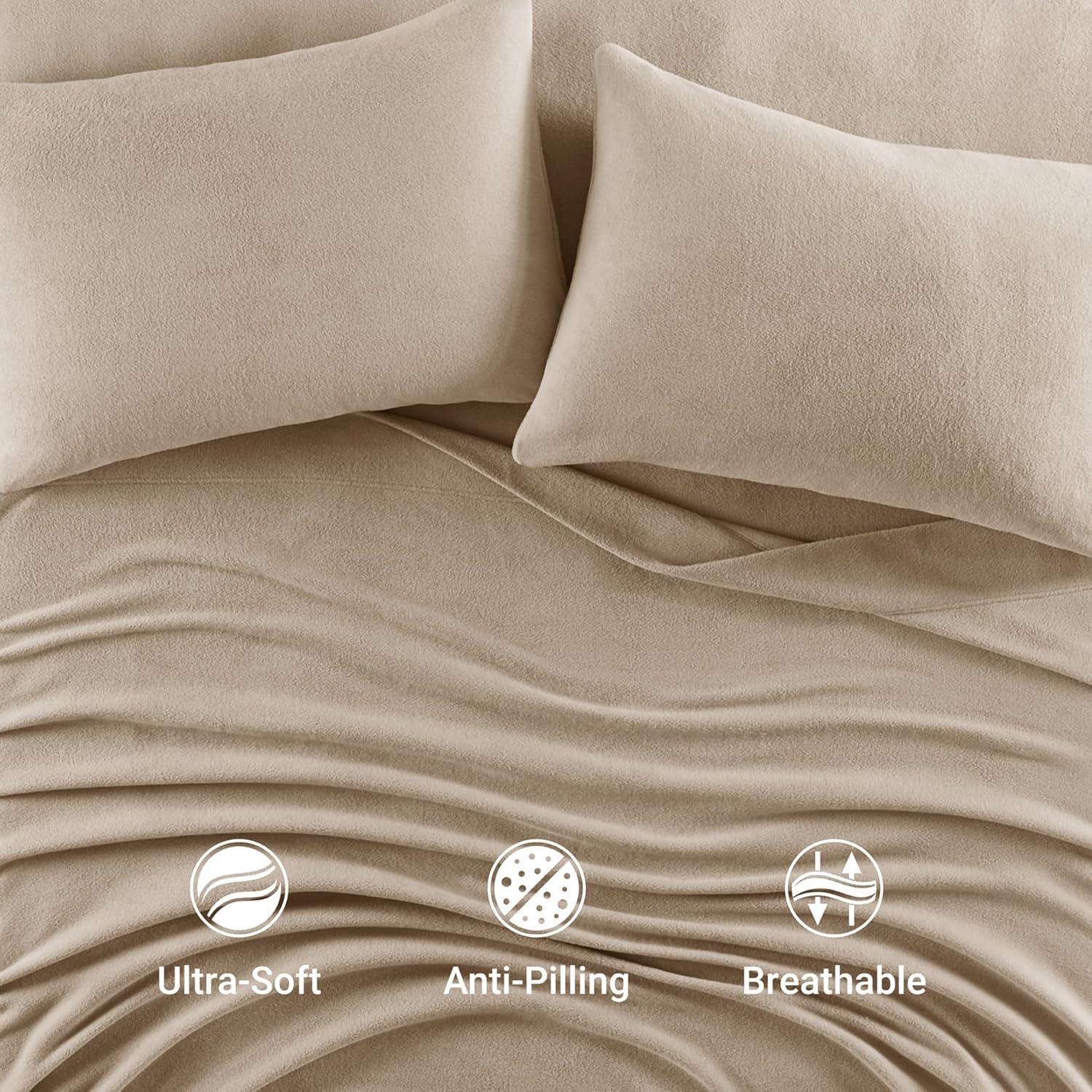 Madison Park Micro Fleece Sheet Set