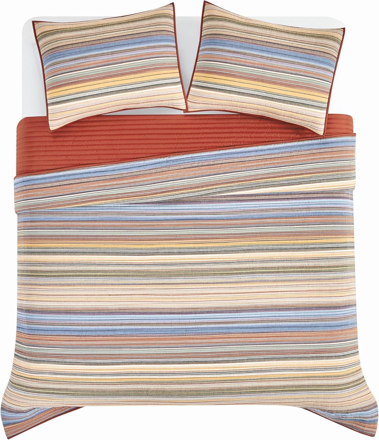 Oceanfront Resort Naples Yarn Dye Stripe Quilt Set