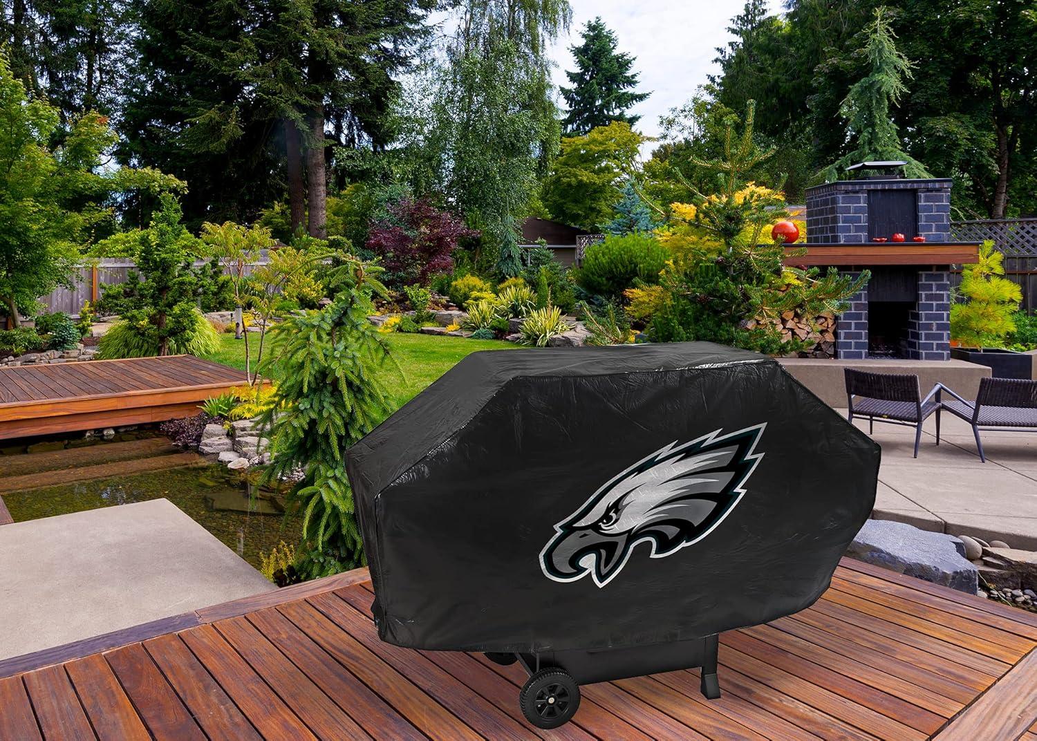 Philadelphia Eagles Black Deluxe Vinyl Grill Cover