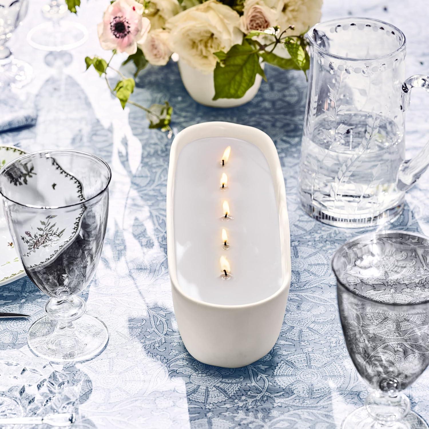 Nest Fragrances White Tea And Rosemary Alfresco Multi-wick Trough Candle