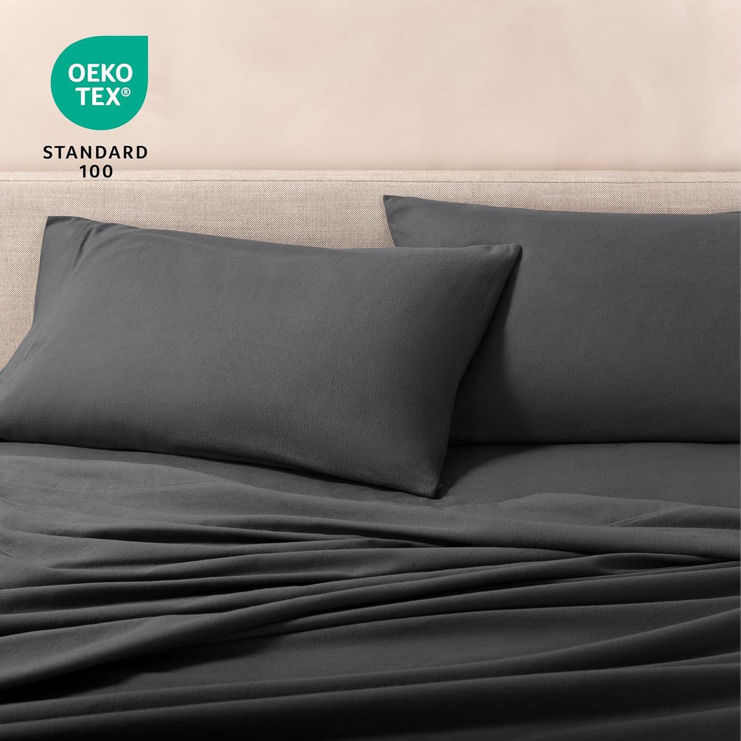 Bare Home Flannel Machine Woven Sheet Set