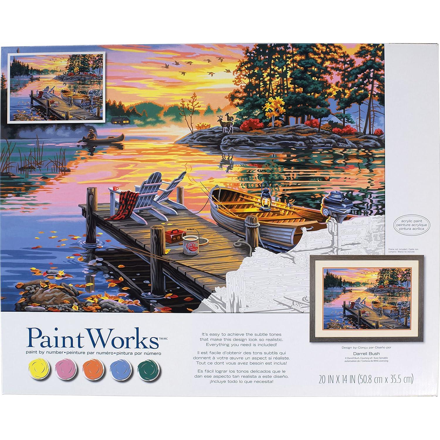 Paintworks® Morning Paradise Paint by Number Kit
