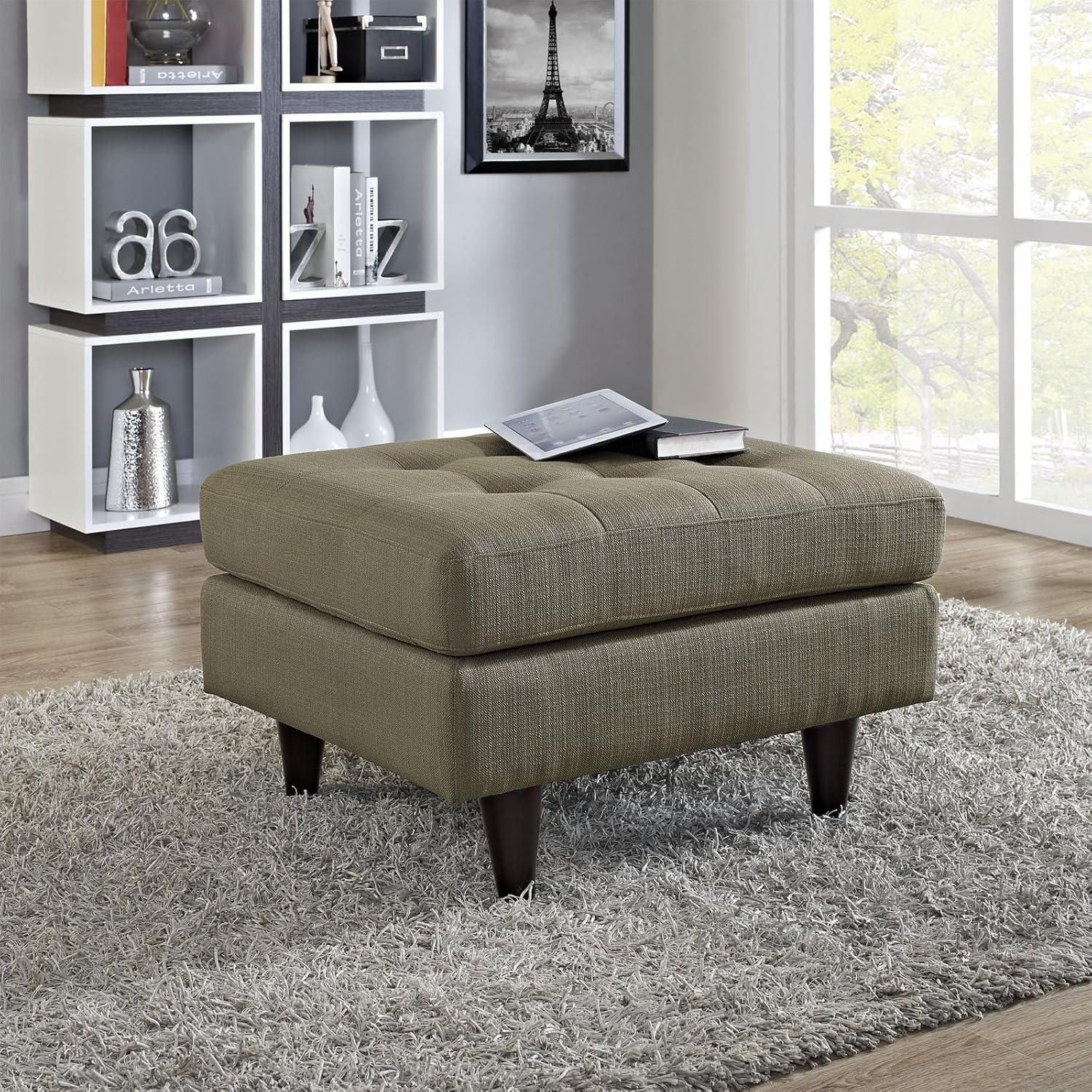 Modway Empress Upholstered Ottoman, Multiple Colors