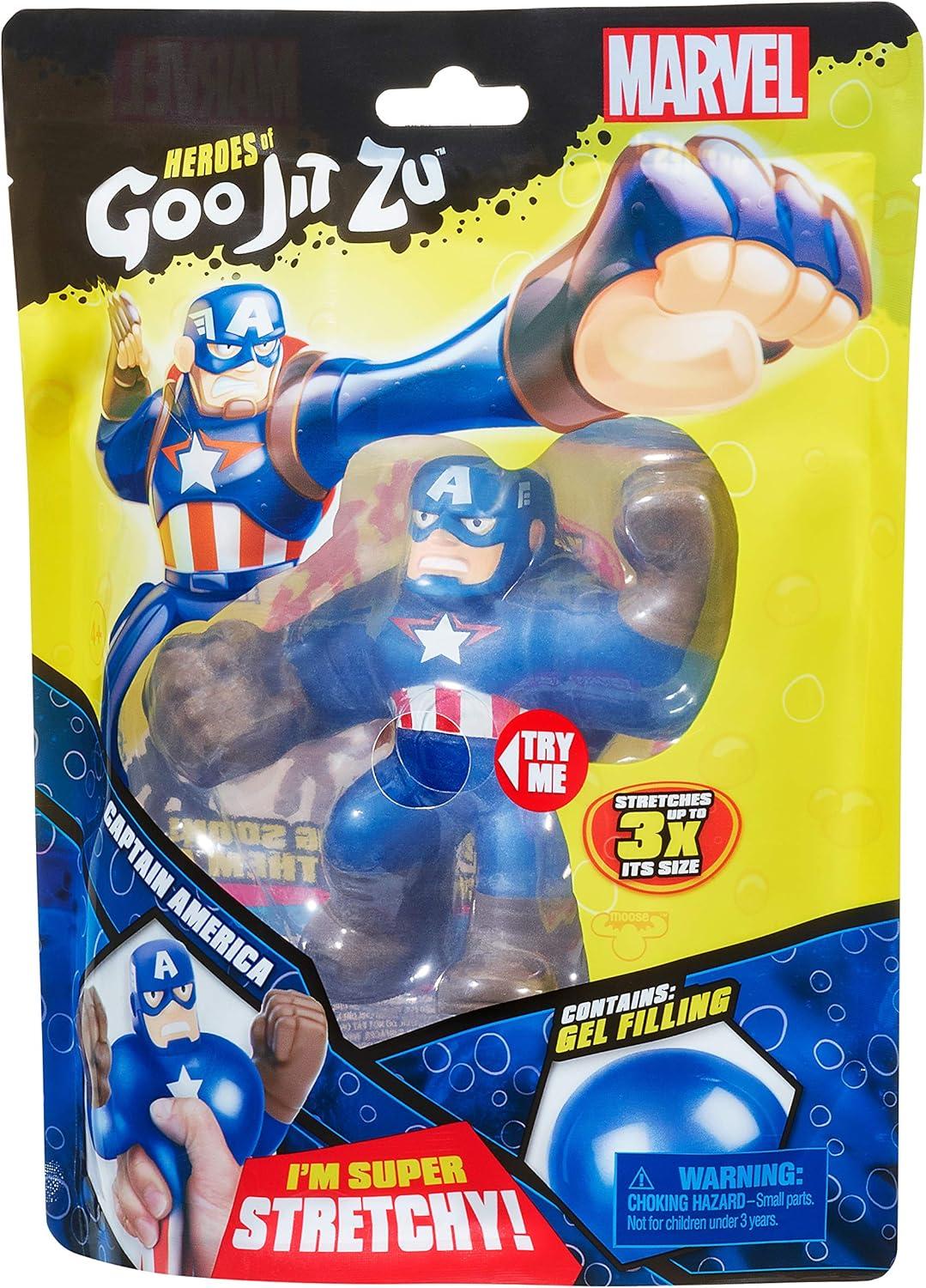 Heroes of Goo Jit Zu Licensed Marvel Hero Pack - Captain America