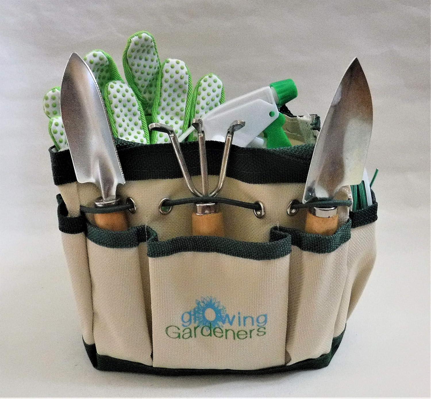 7 Piece Mini Gardening Tool Set and Carrying Bag
