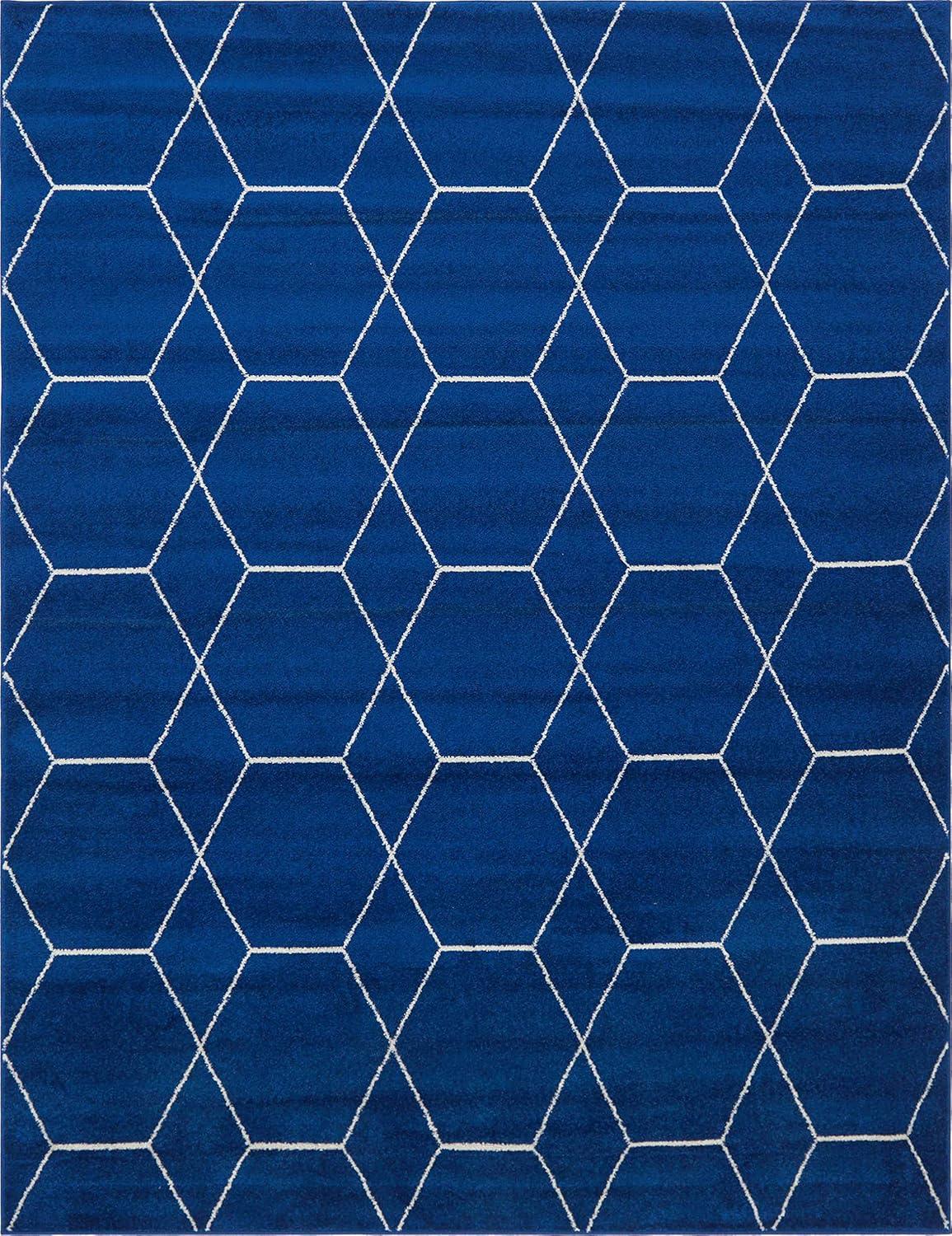 Unique Loom Trellis Frieze Geometric Area Rug