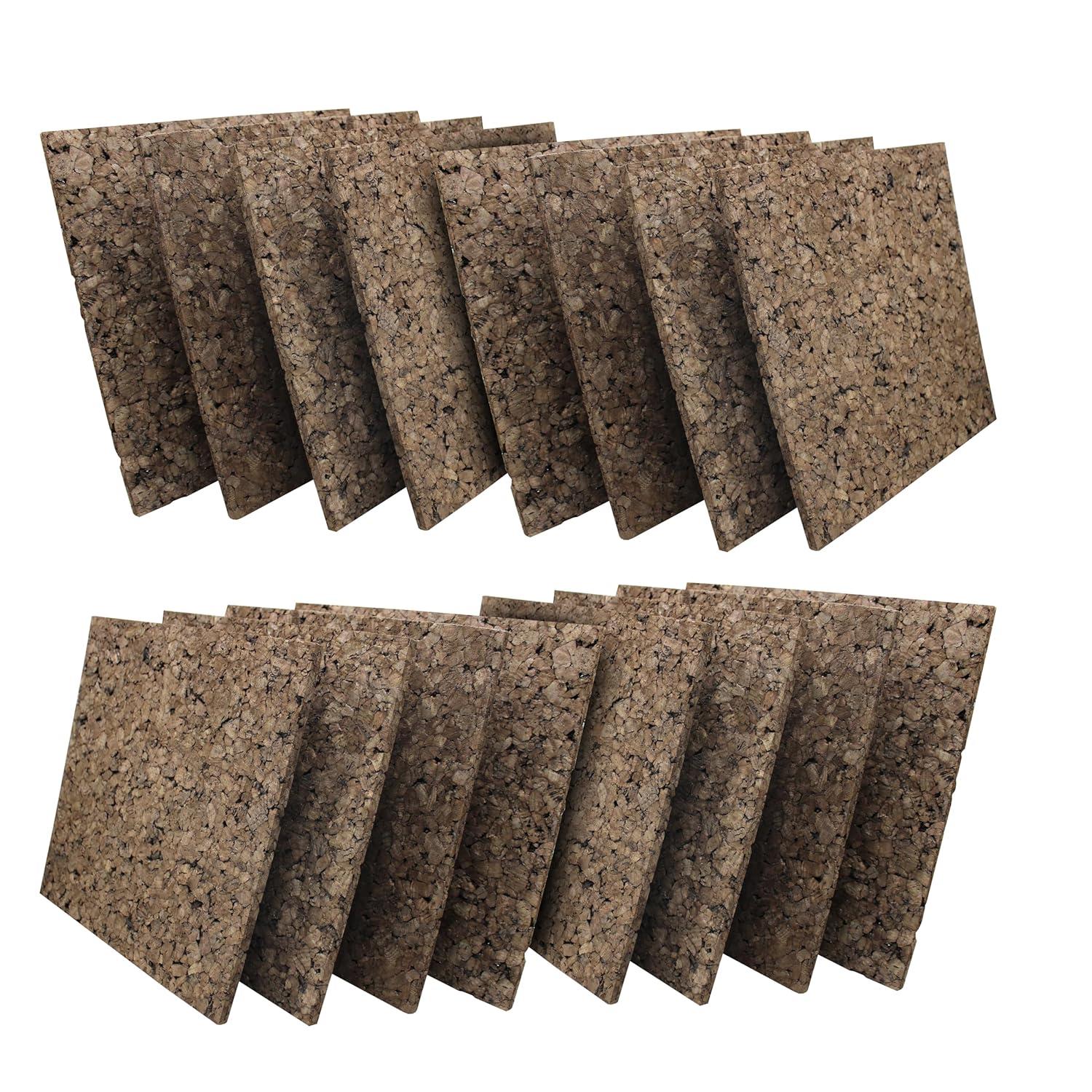 Flipside Products Wall Cork Reversible Mini - Up To 2' Bulletin Board (Set of 16)