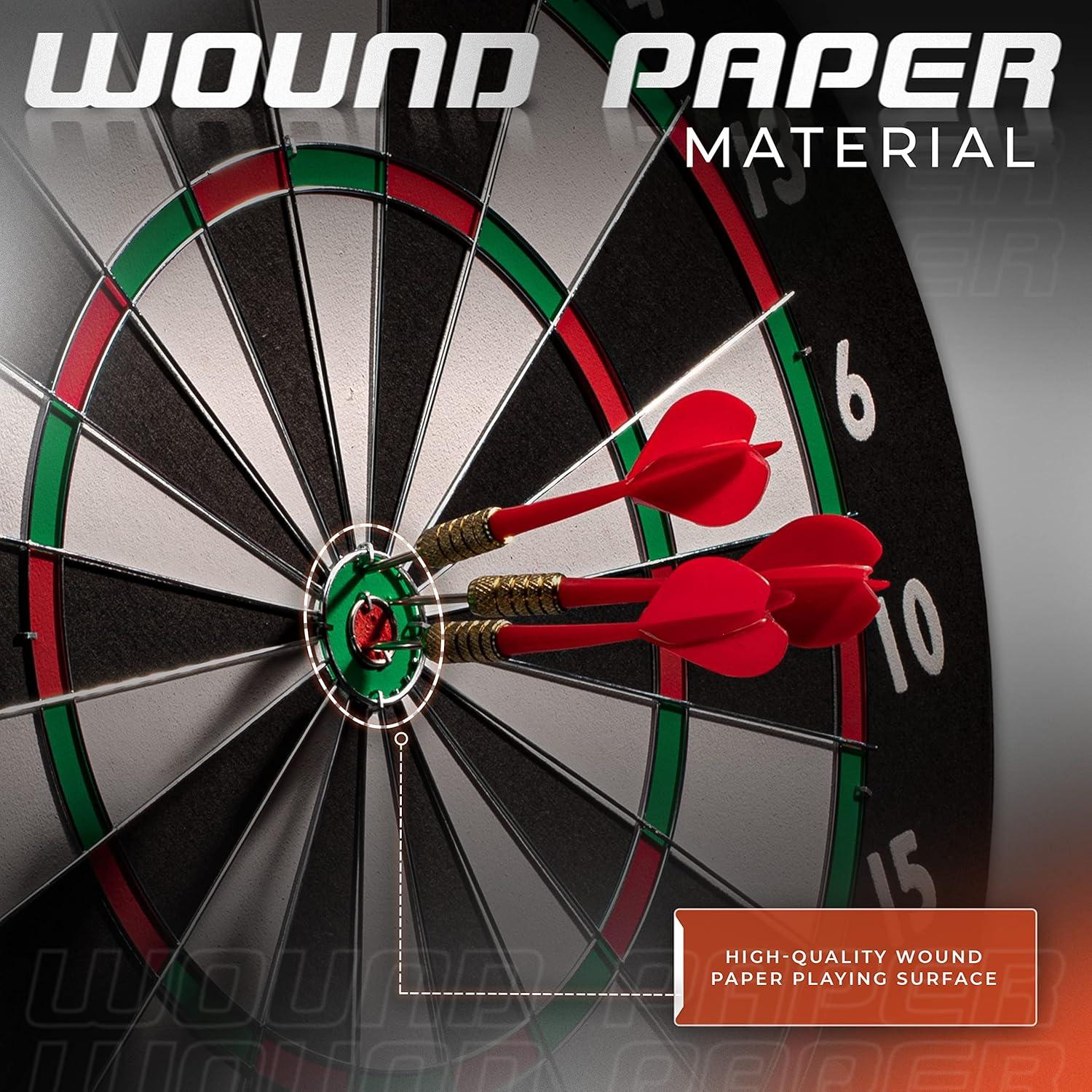 GSE Games & Sports Expert 18-Inch Baseball Dartboard with Darts