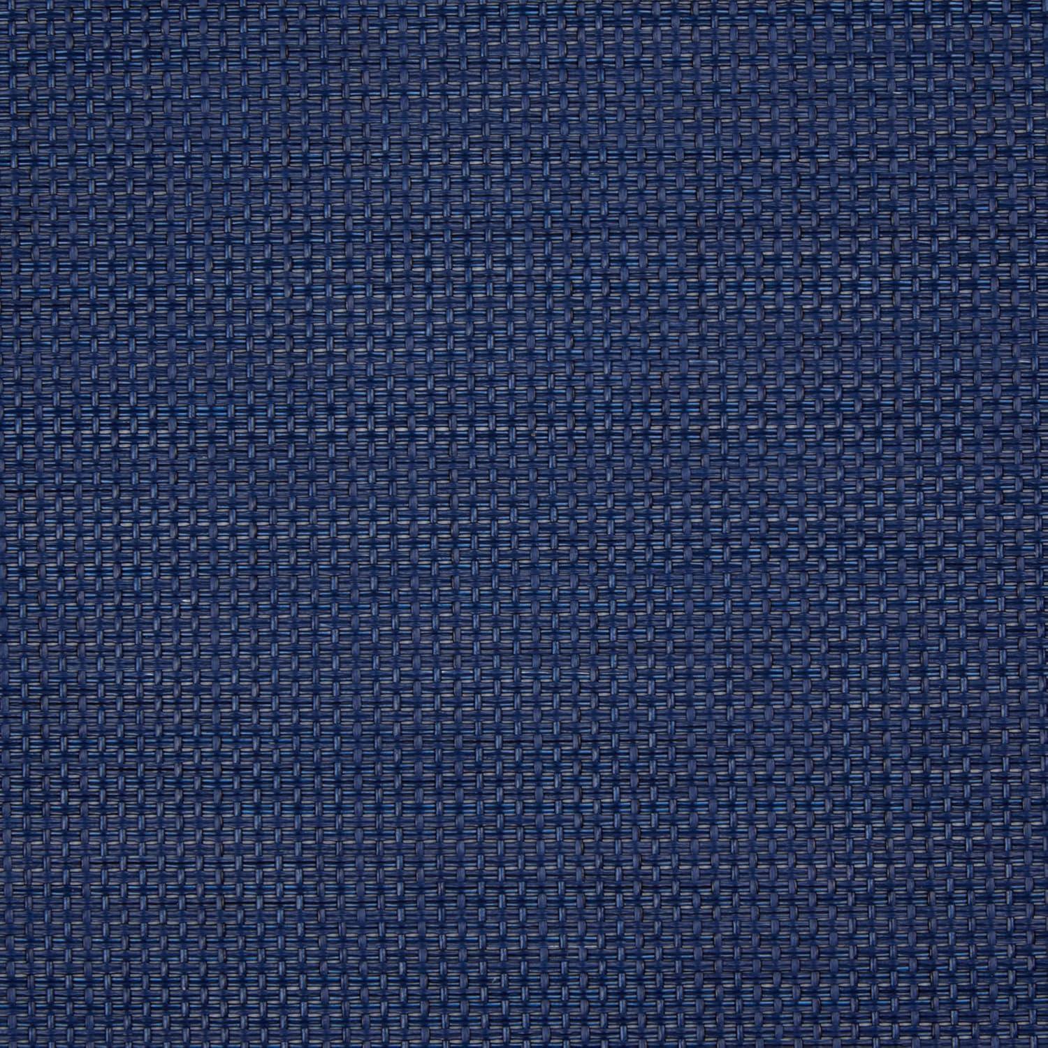 Nautical Blue Solid Round Polyester Table Placemat (Set of 6)