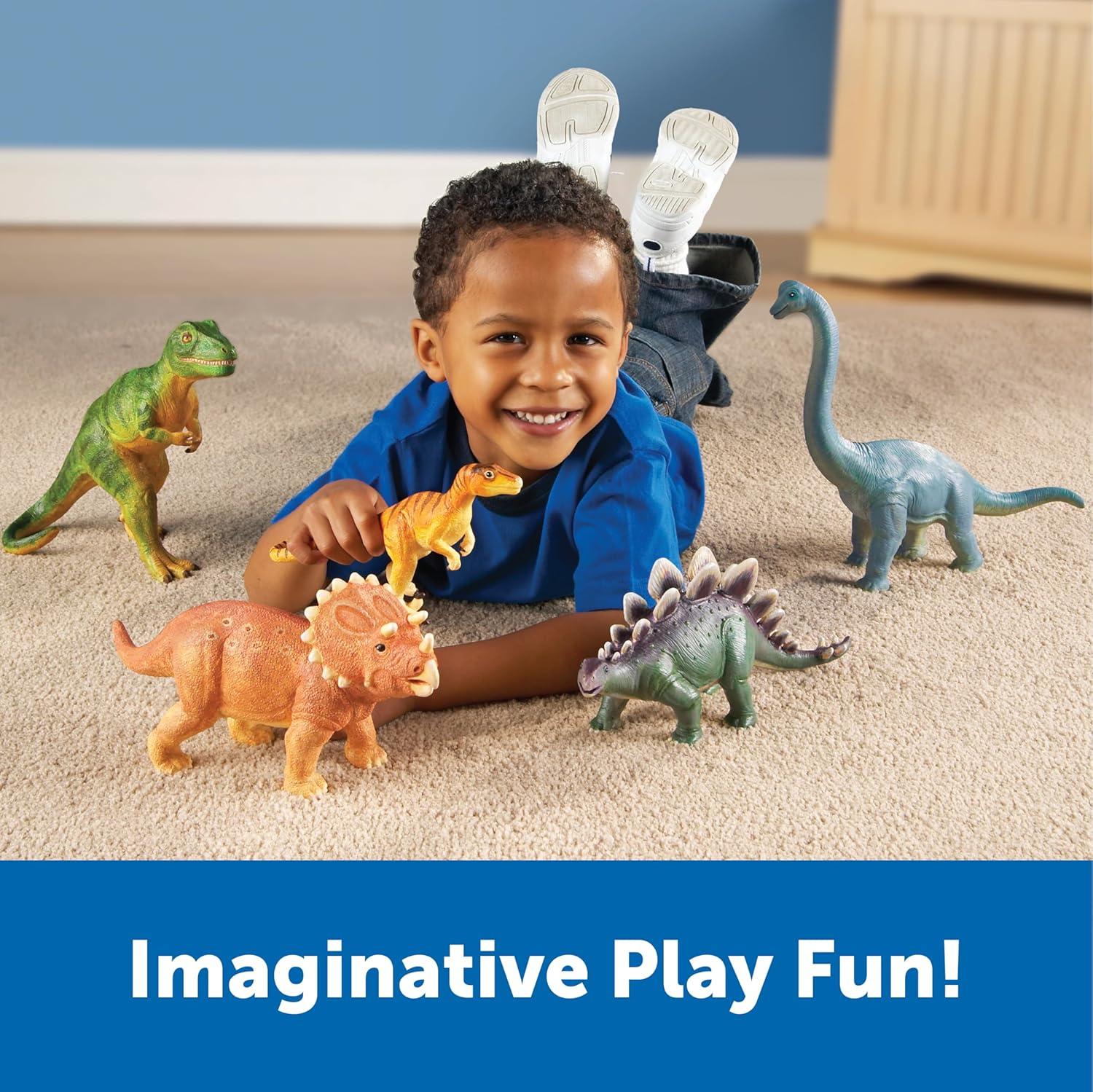 Learning Resources Jumbo Dinosaurs, Set Of 5