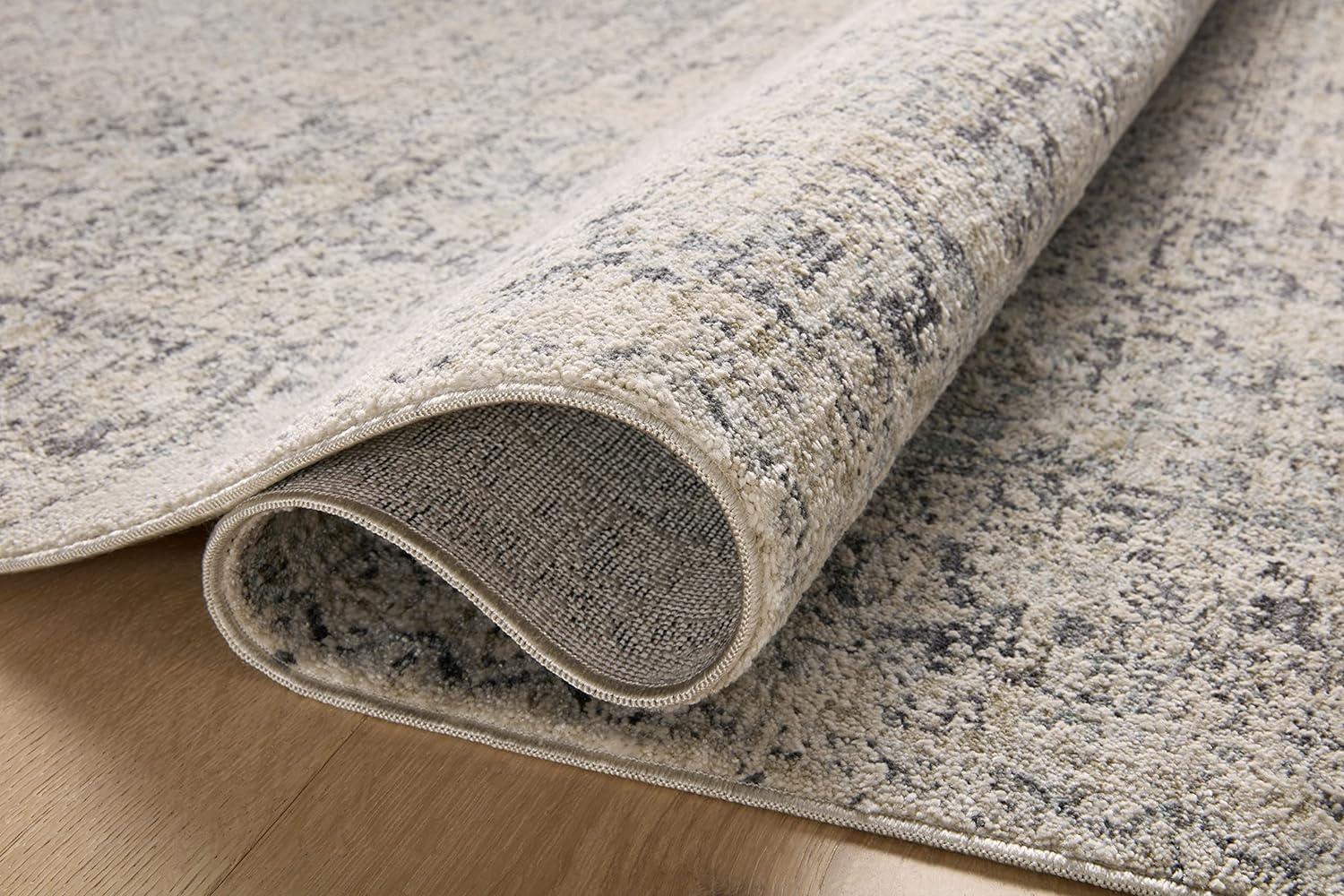 Stone and Mist Wool and Synthetic 5'-3" x 7'-9" Area Rug