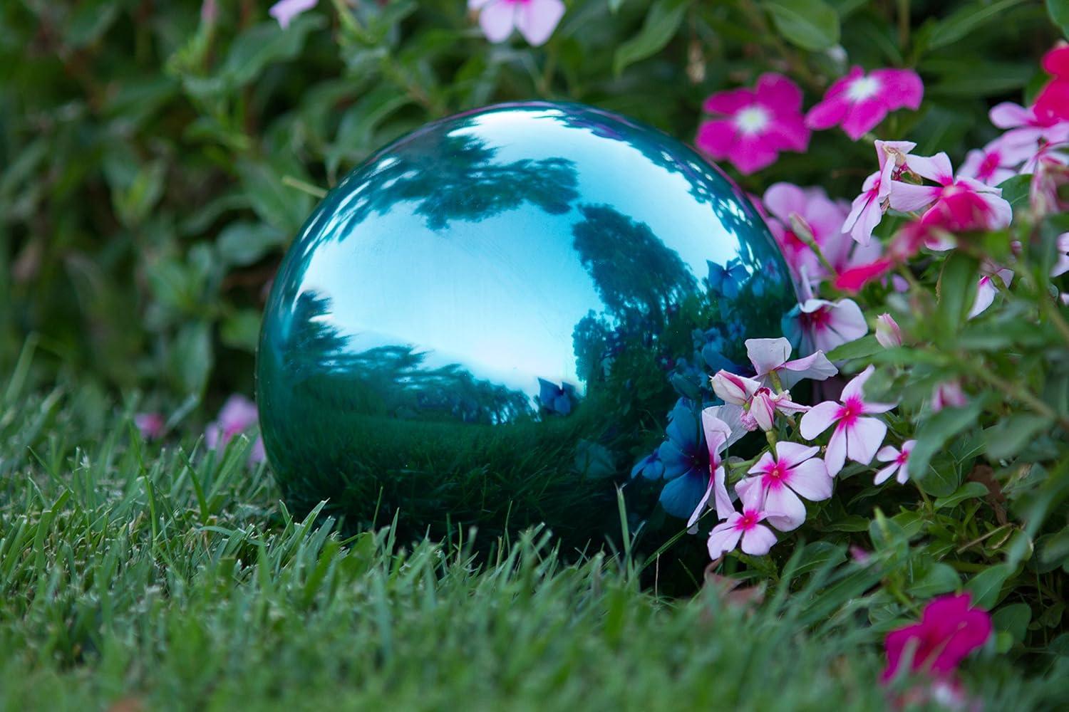 The Holiday Aisle® Champlain Metal Abstract Gazing Ball