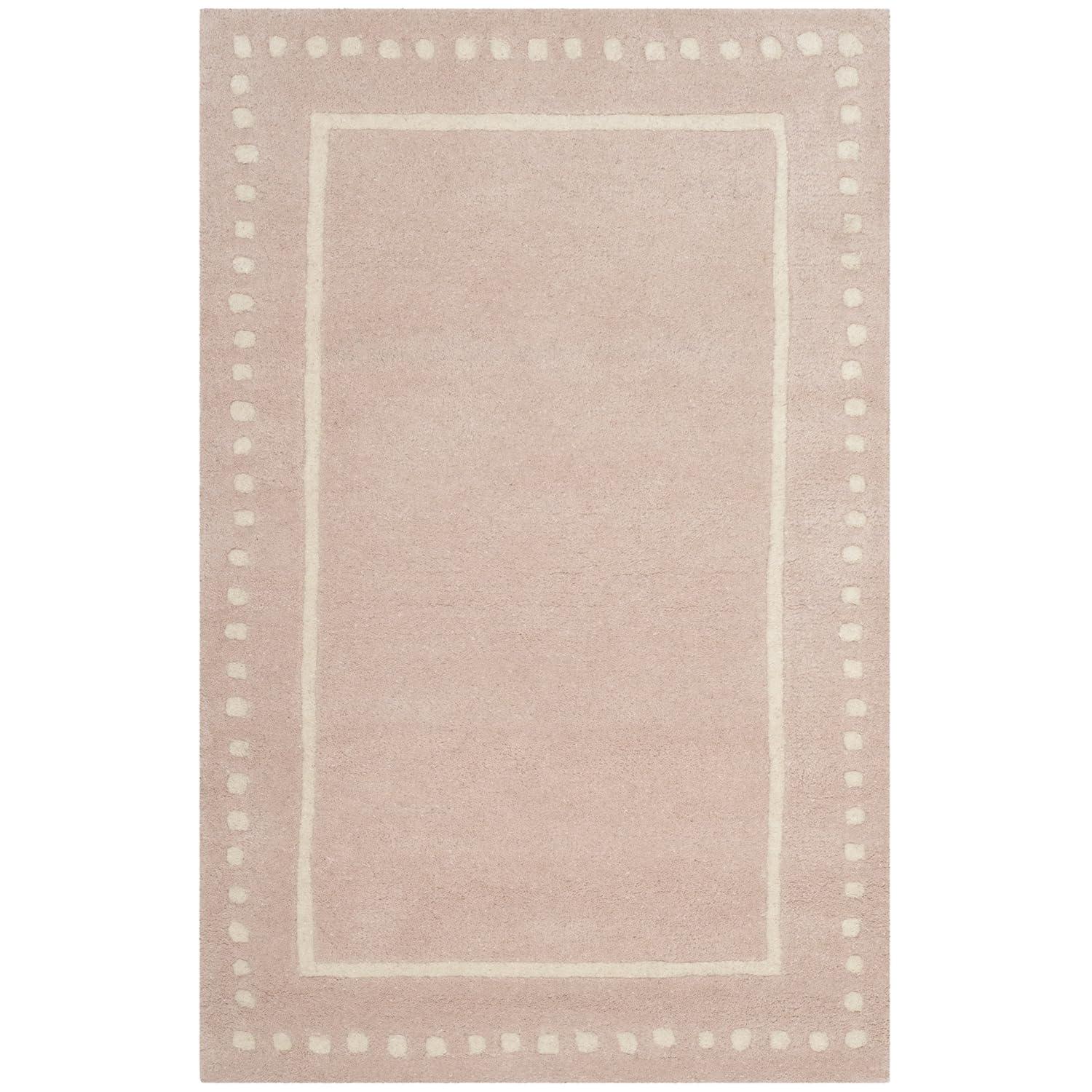 Bella BEL151 Hand Tufted Accent Rug - Light Pink/Ivory - 2'6"x4' - Safavieh.