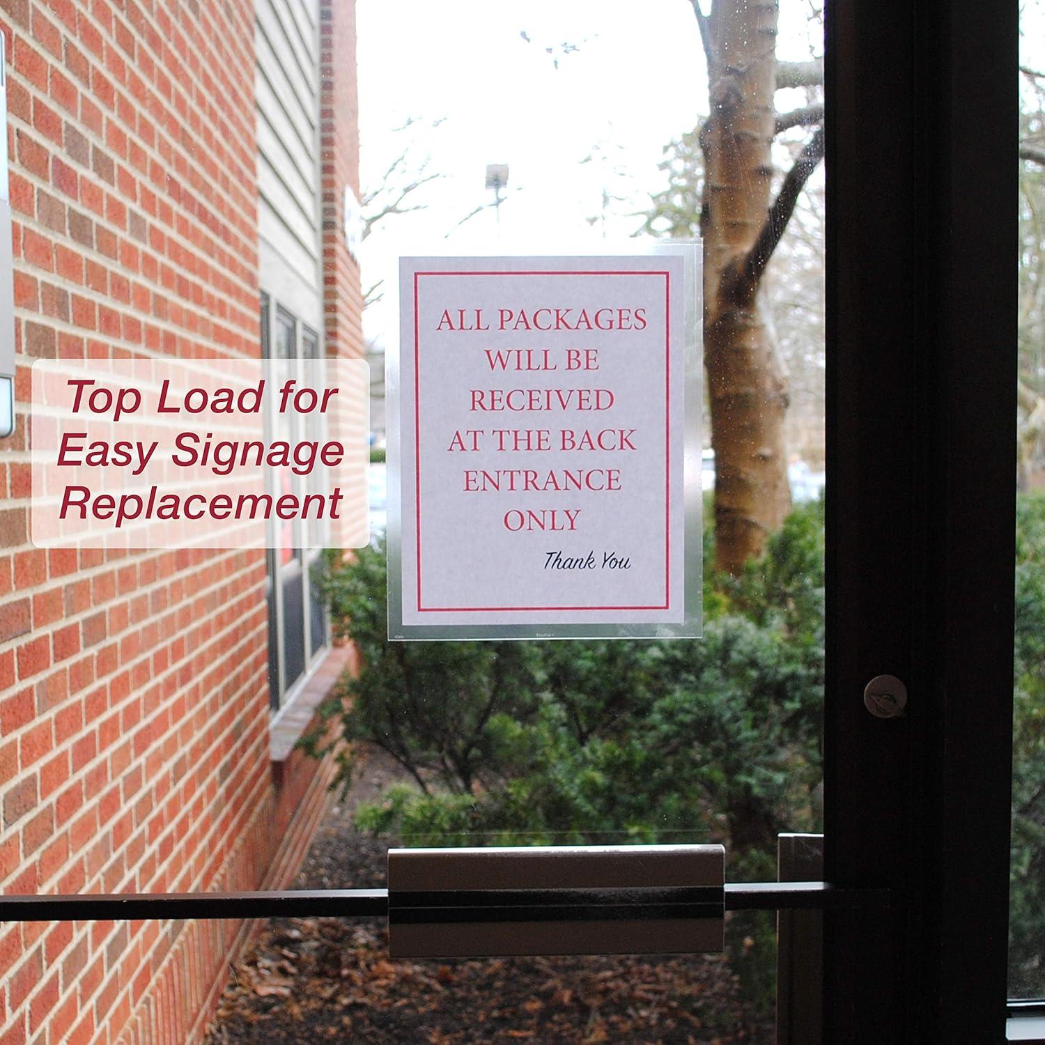 EnvyPak Bolsillos Superiores para Carpetas de Carga de 8,5 x 11 Pulgadas, Transparentes, 50 Unidades