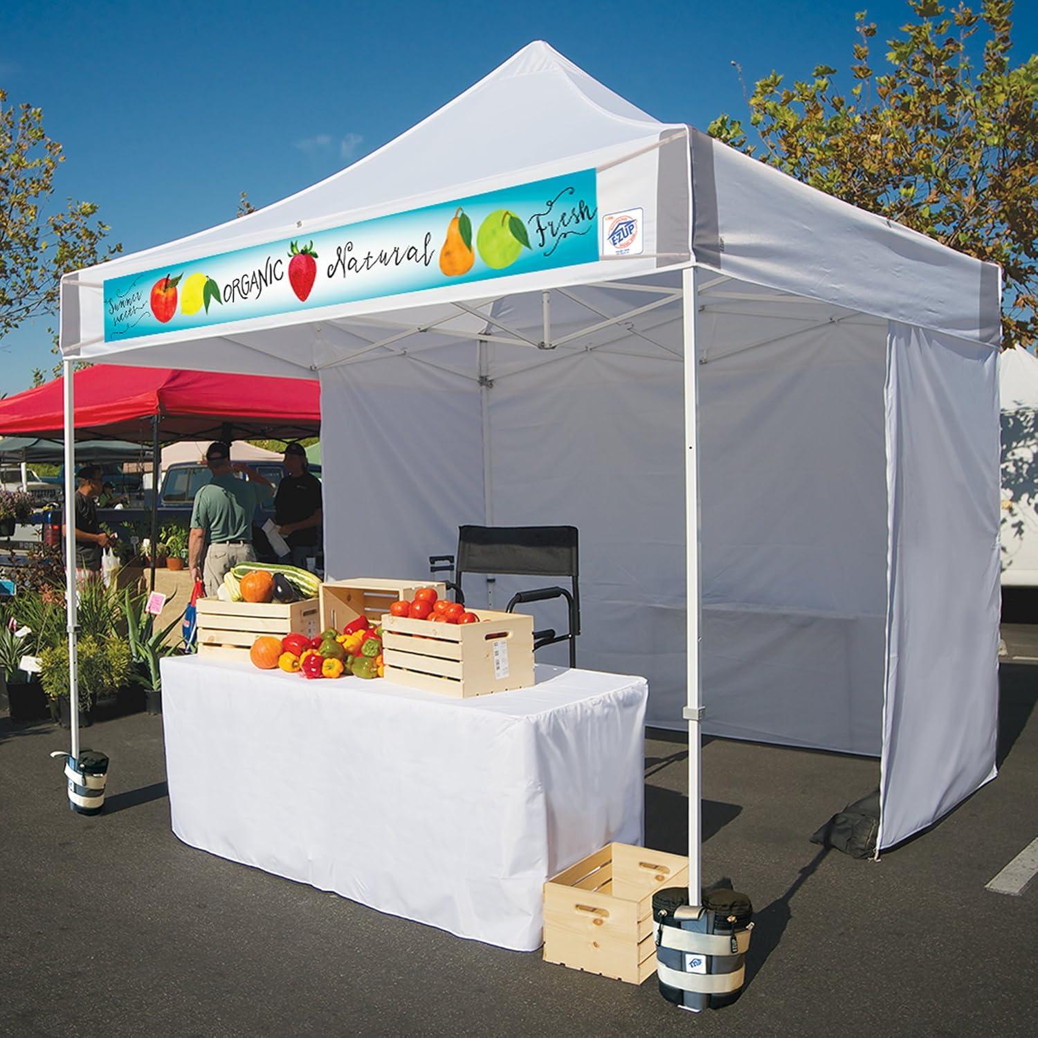 E-Z Up® ES100S Instant Shelter® Outdoor Canopy Value Pack, 10 x 10', White