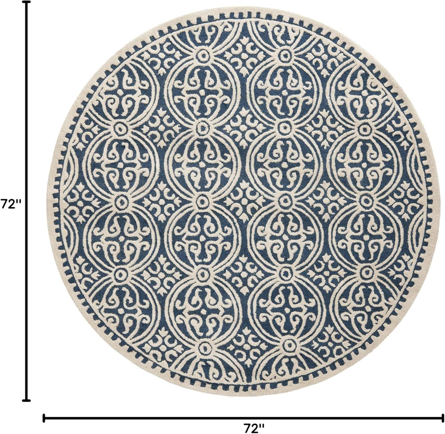 Cambridge CAM123 Hand Tufted Area Rug  - Safavieh