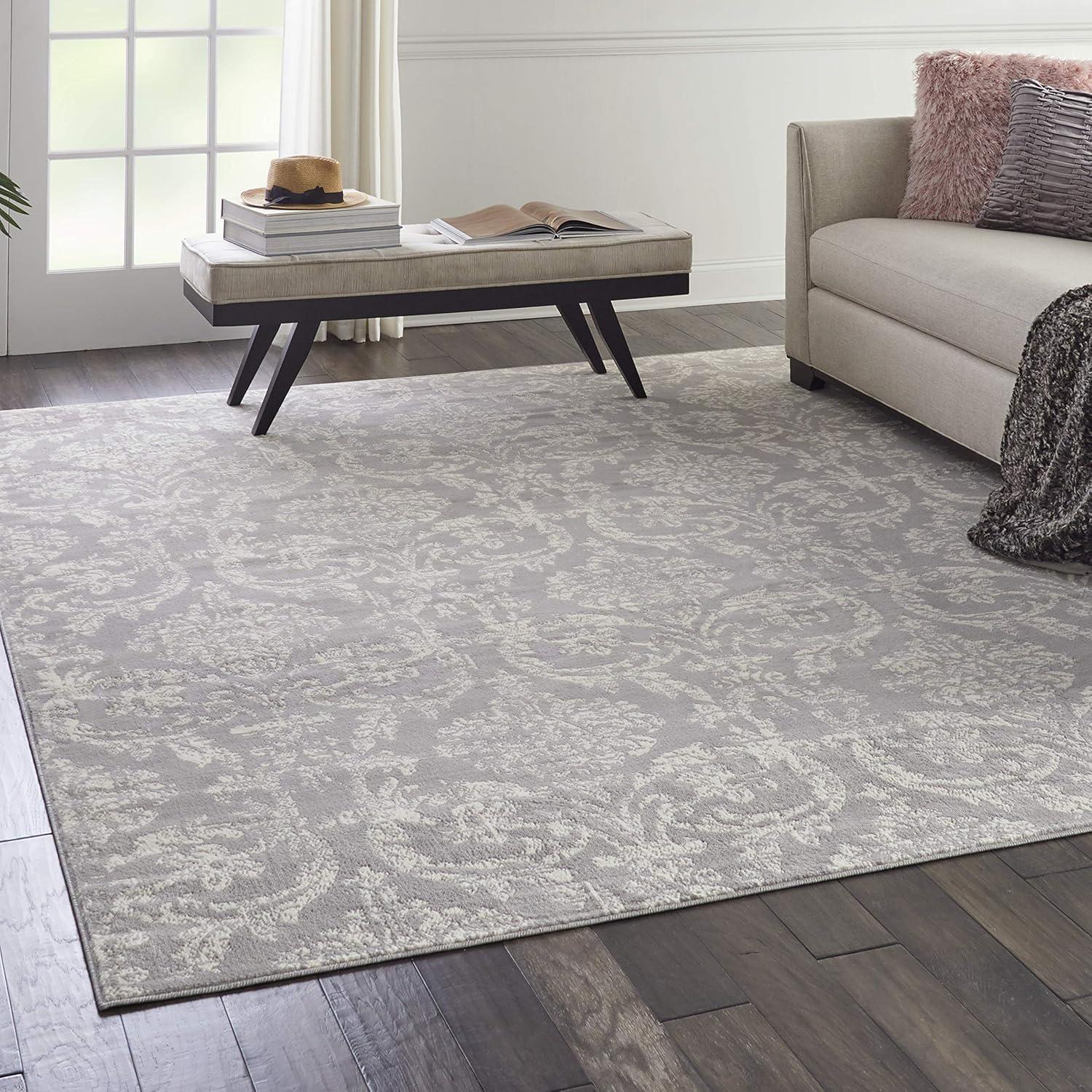 Nourison Jubilant Farmhouse Vintage Damask Area Rug