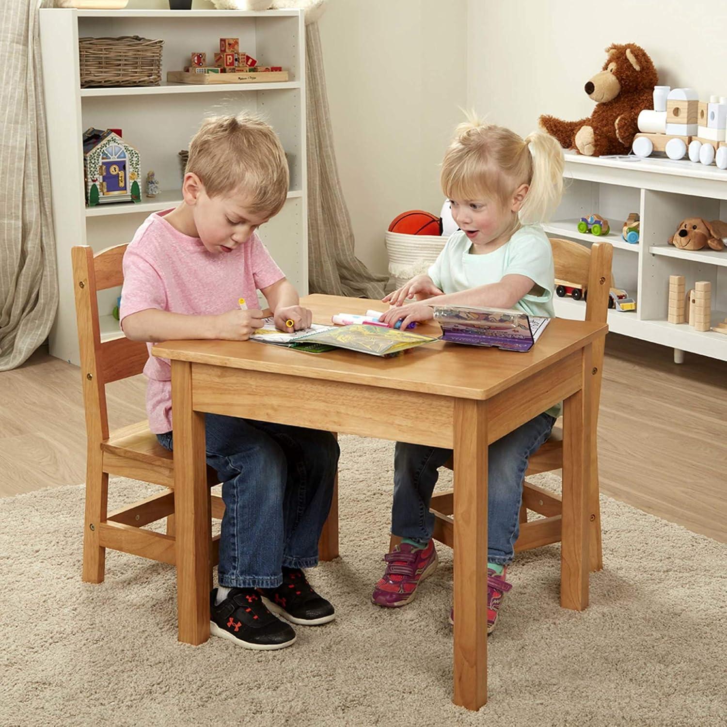 Melissa & Doug Kids Play Or Activity Table and Chair Set