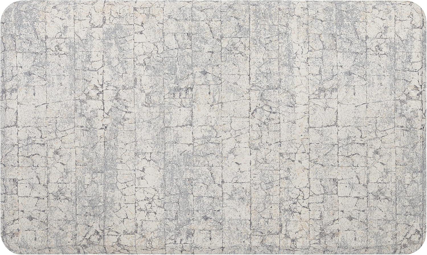 Mohawk Home Dri-Pro Cushion Kitchen Mat, Salten ,Grey, 1' 6" X 2' 6"