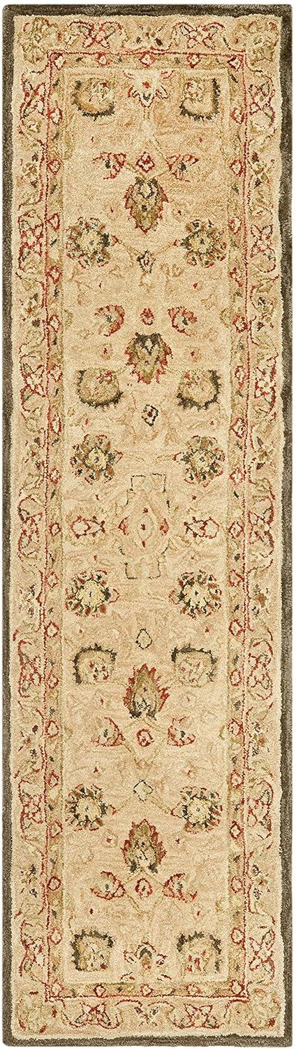 Anatolia AN512 Hand Tufted Indoor Runner Rug - Beige/Beige - 2'3"x8' - Safavieh