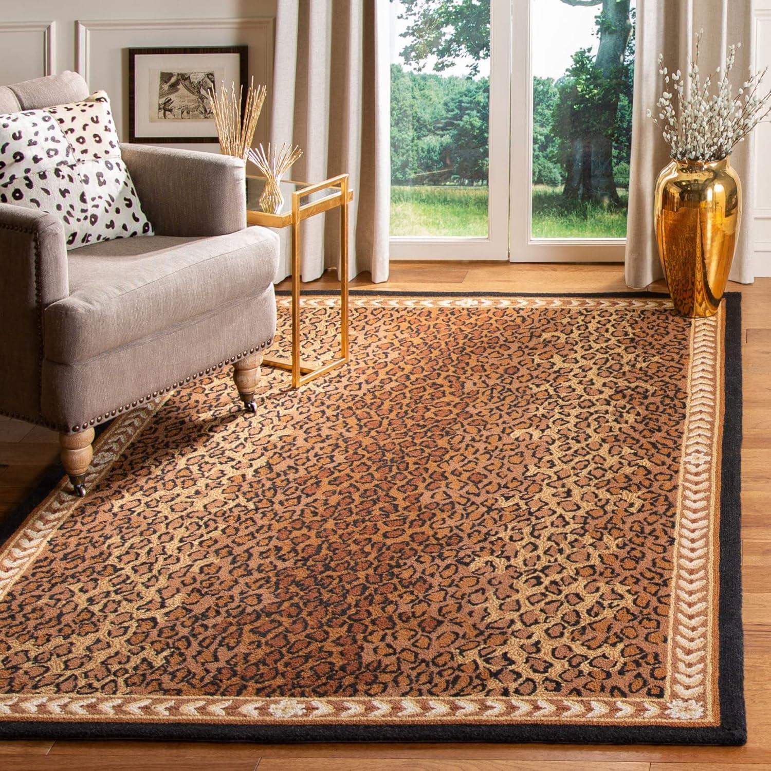 Chelsea Hand Hooked Wool Animal Print Rug