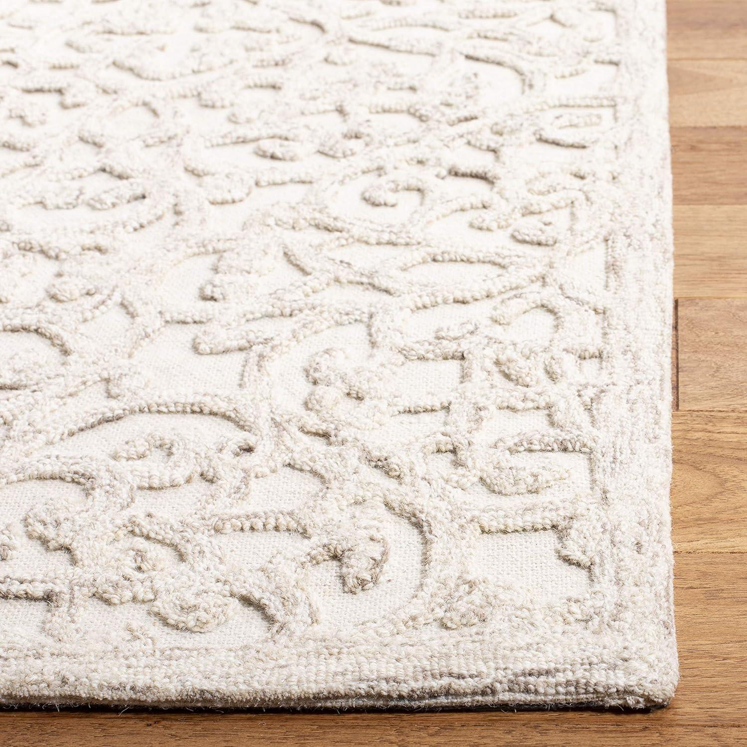 Trace TRC103 Hand Tufted Indoor Accent Rug - Camel/Ivory - 2'x5' - Safavieh