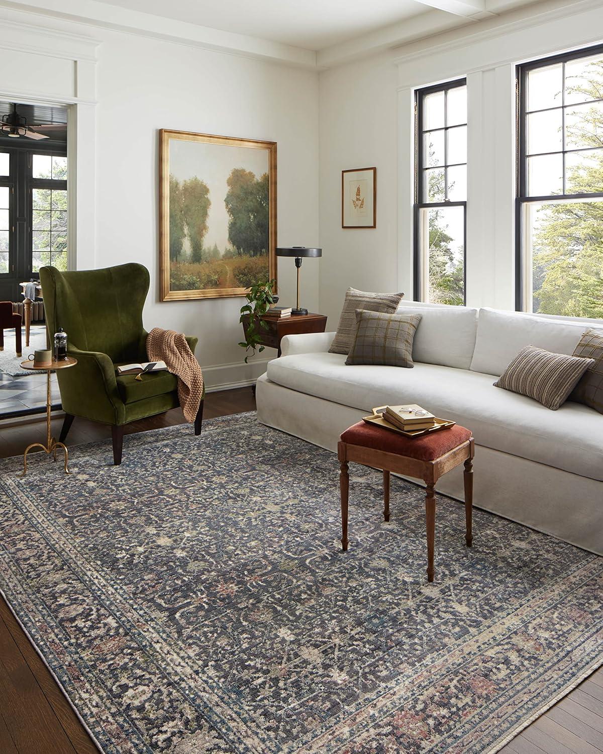 Jean Stoffer x Loloi Jean Stoffer x Loloi Bradbury Midnight / Multi Area Rug