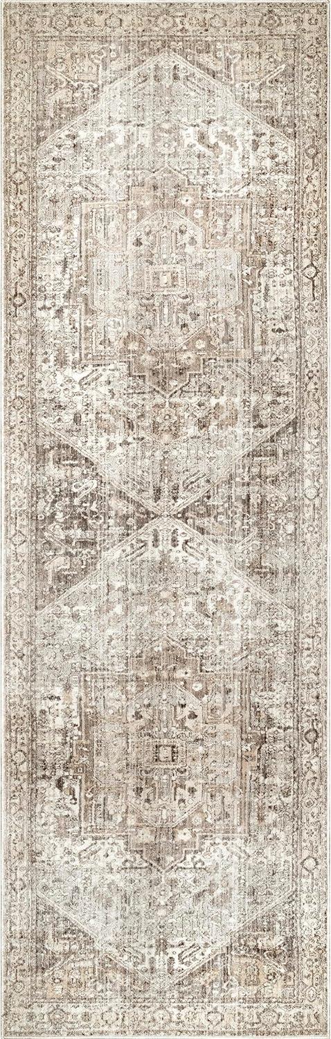 Nuloom Harriet Vintage Medallion Fringe Indoor Area Rug