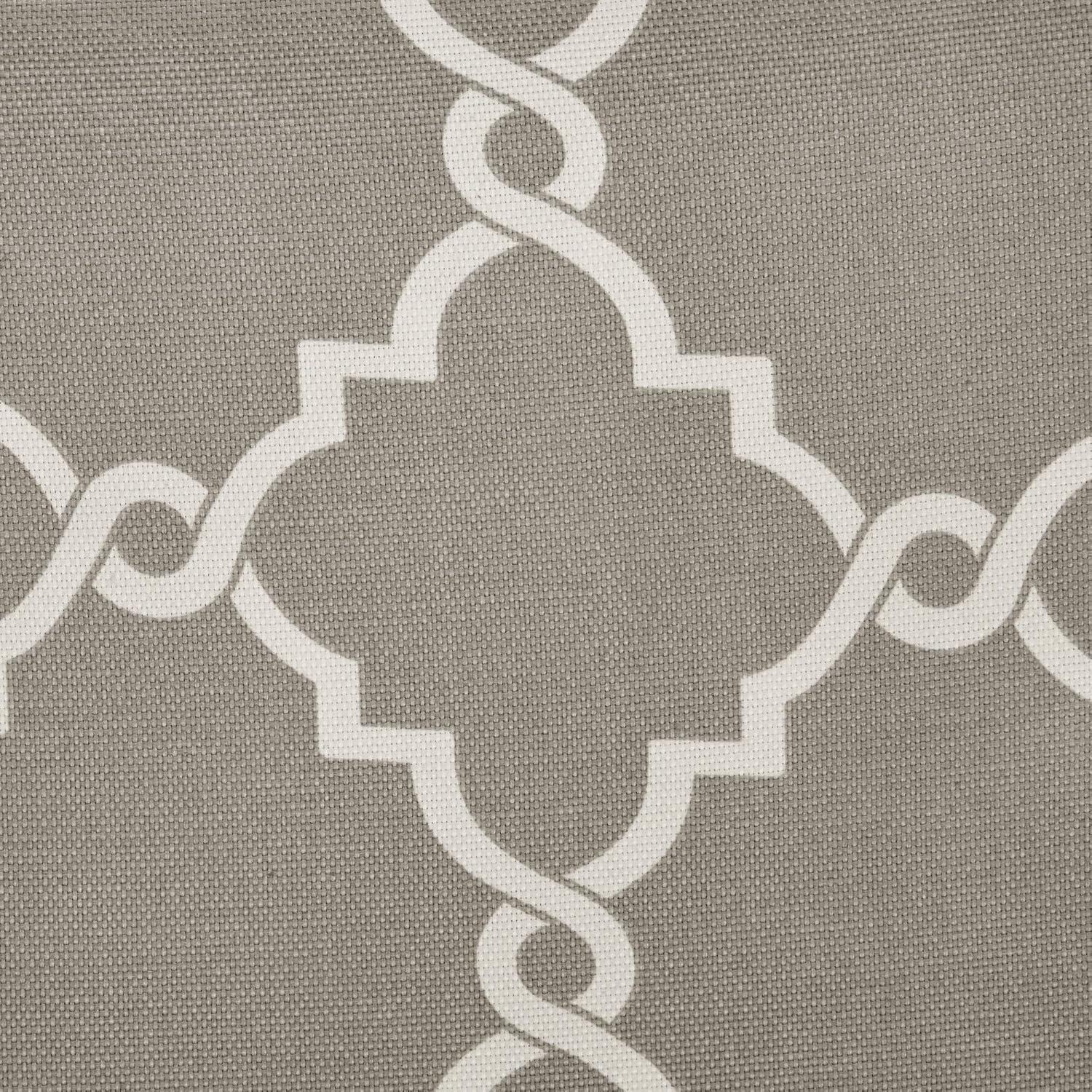 Madison Park Fretwork Print Grommet Top Single Window Curtain Panel
