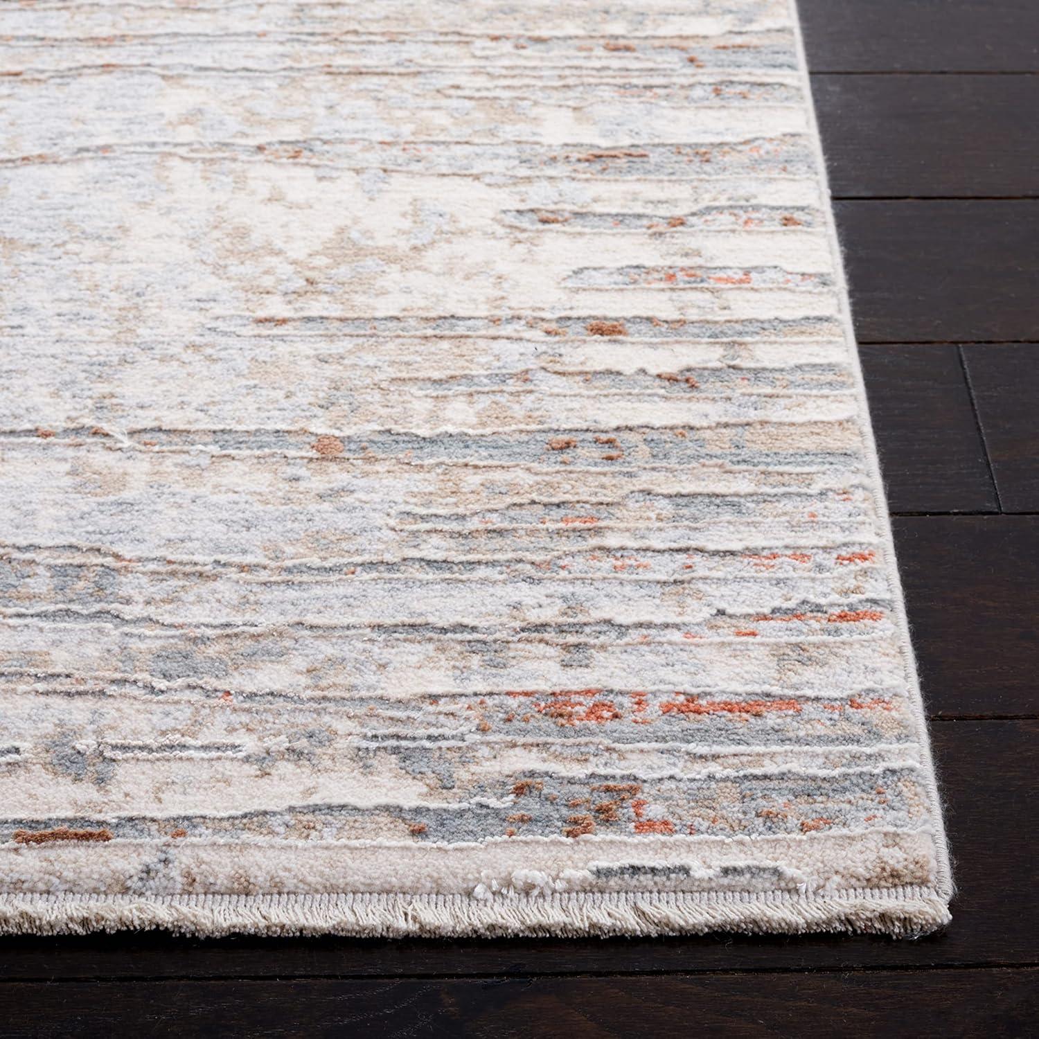 Marmara MRM304 Power Loomed Accent Rug - Beige/Blue Rust - 2'6"x4' - Safavieh.