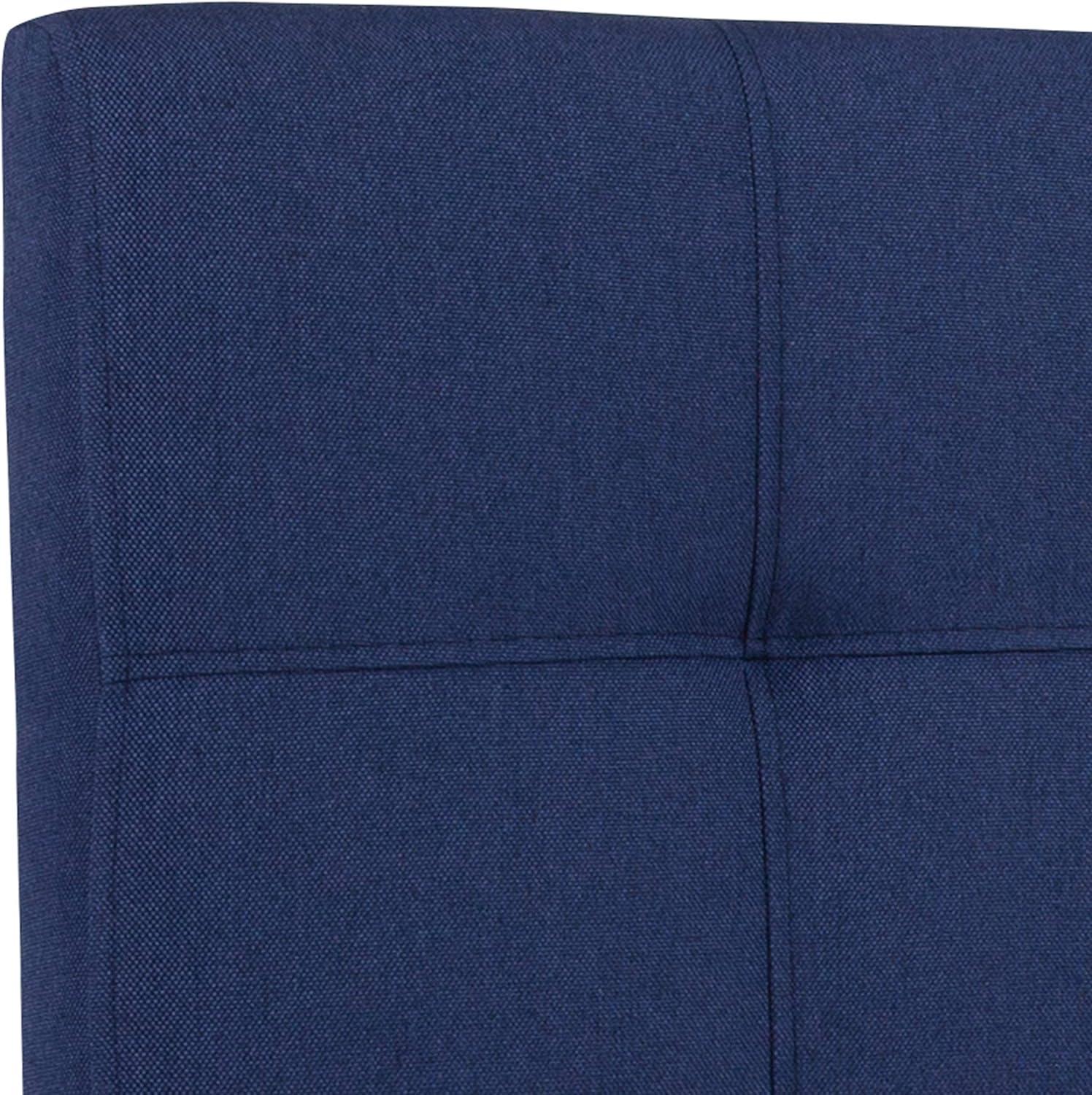 Flash Furniture Bedford Tufted Upholstered Full Size Headboard in Navy Fabric