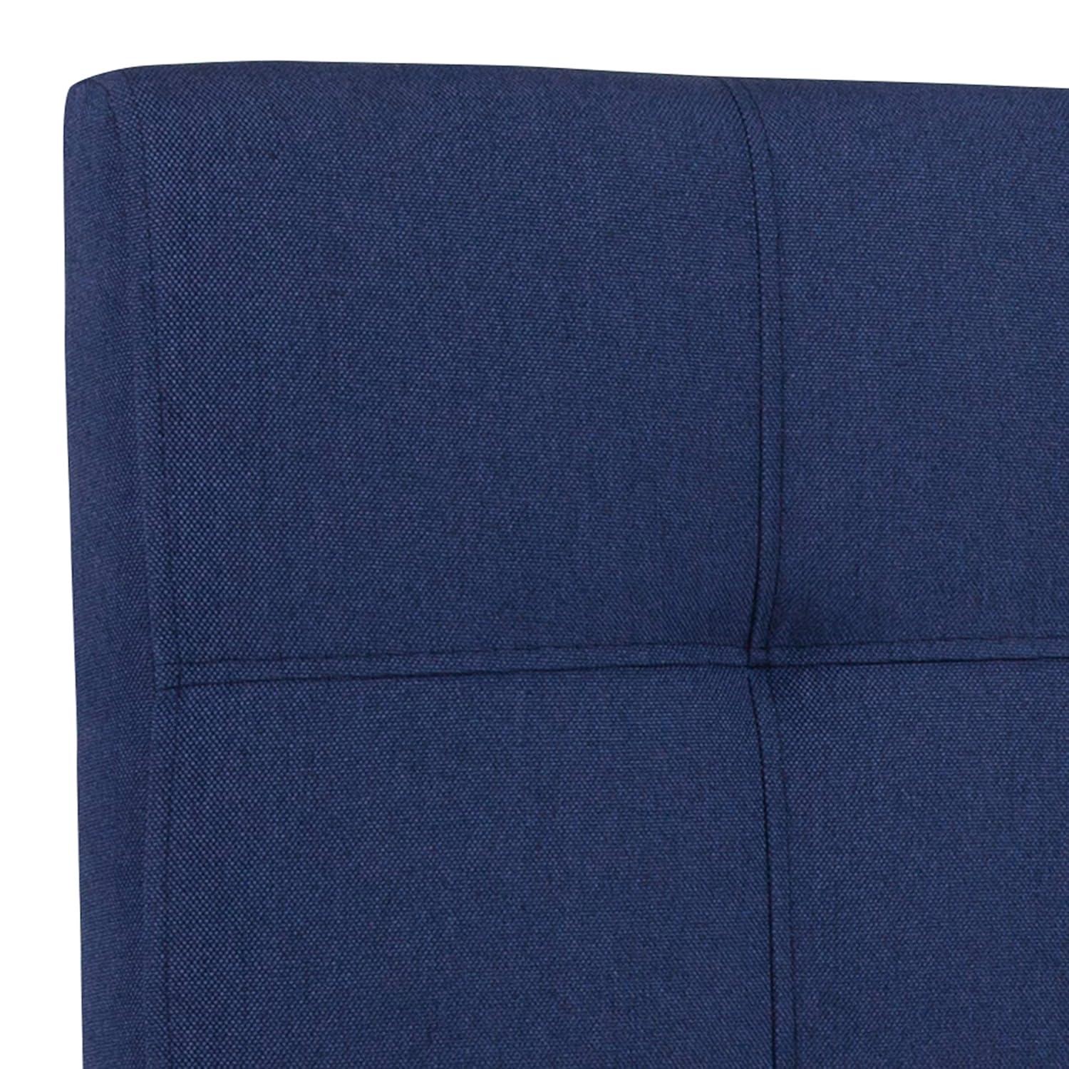 Flash Furniture Bedford Tufted Upholstered Full Size Headboard in Navy Fabric